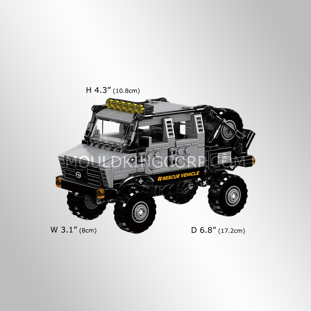 24102 Rescue Vehicle Building Set | 510 Pcs - Image 5 of 5 | TheBrickTube