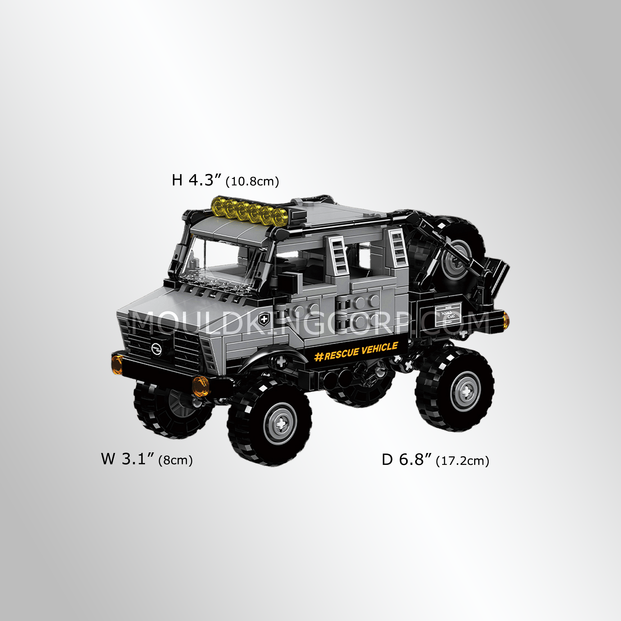 24102 Rescue Vehicle Building Set | 510 Pcs - Image 5 of 5 | TheBrickTube