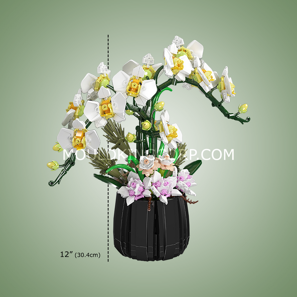 24108 Orchid Bonsai Building Block Set | 1,014 Pcs - Image 6 of 6 | TheBrickTube