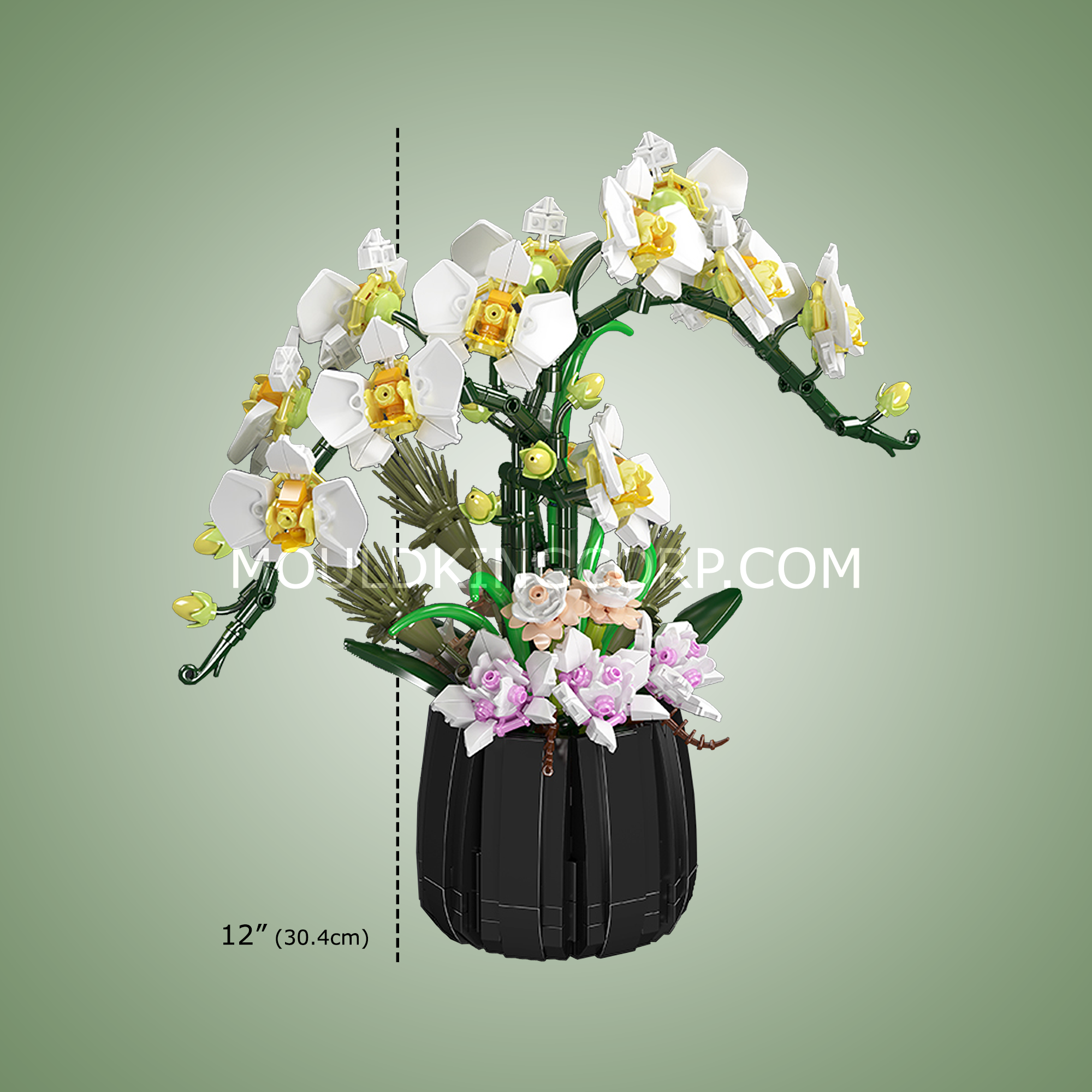 24108 Orchid Bonsai Building Block Set | 1,014 Pcs - Image 6 of 6 | TheBrickTube