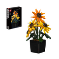 24111 Sunflower Potted Building Set | 854 Pcs - Main Image | TheBrickTube