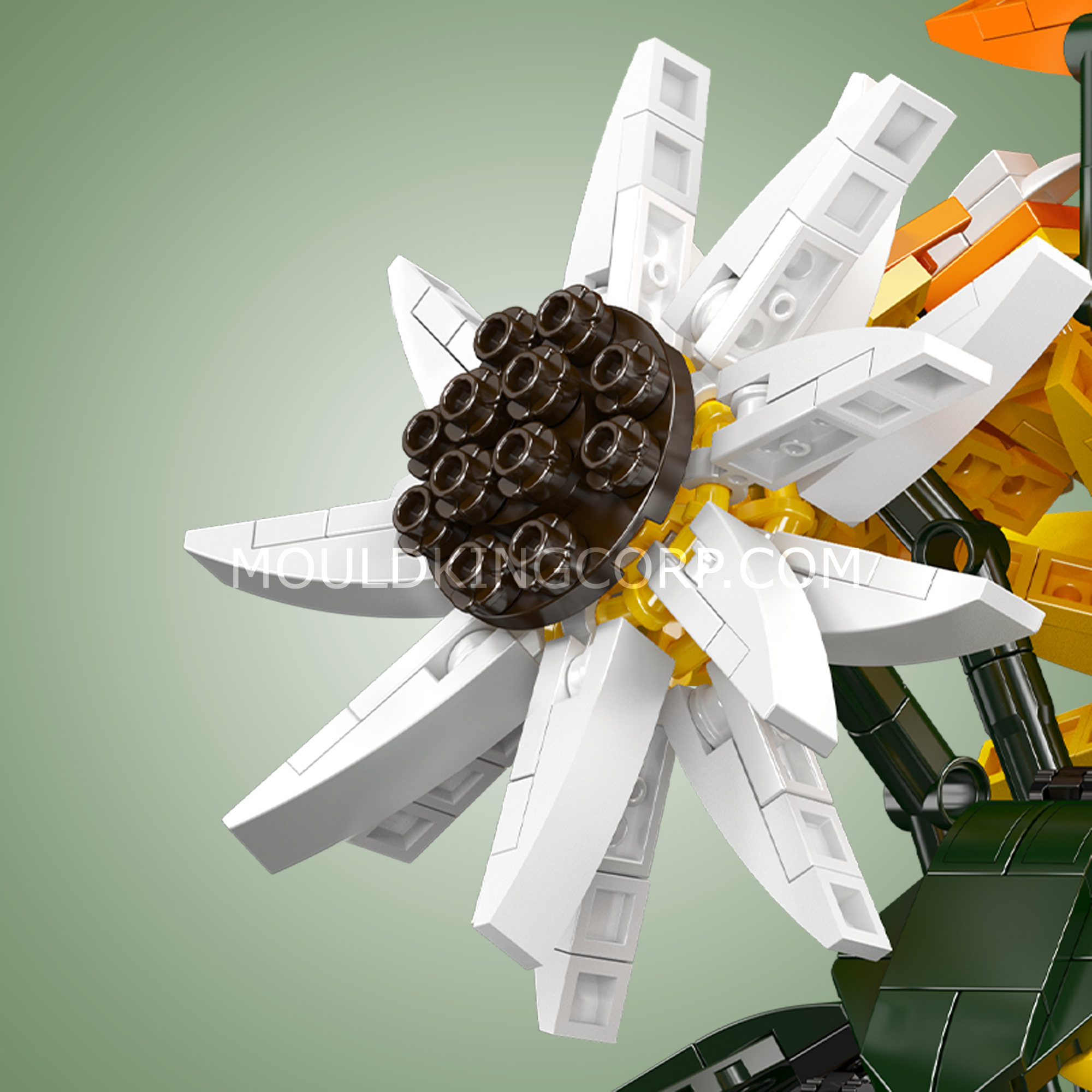 24111 Sunflower Potted Building Set | 854 Pcs - Image 2 of 6 | TheBrickTube