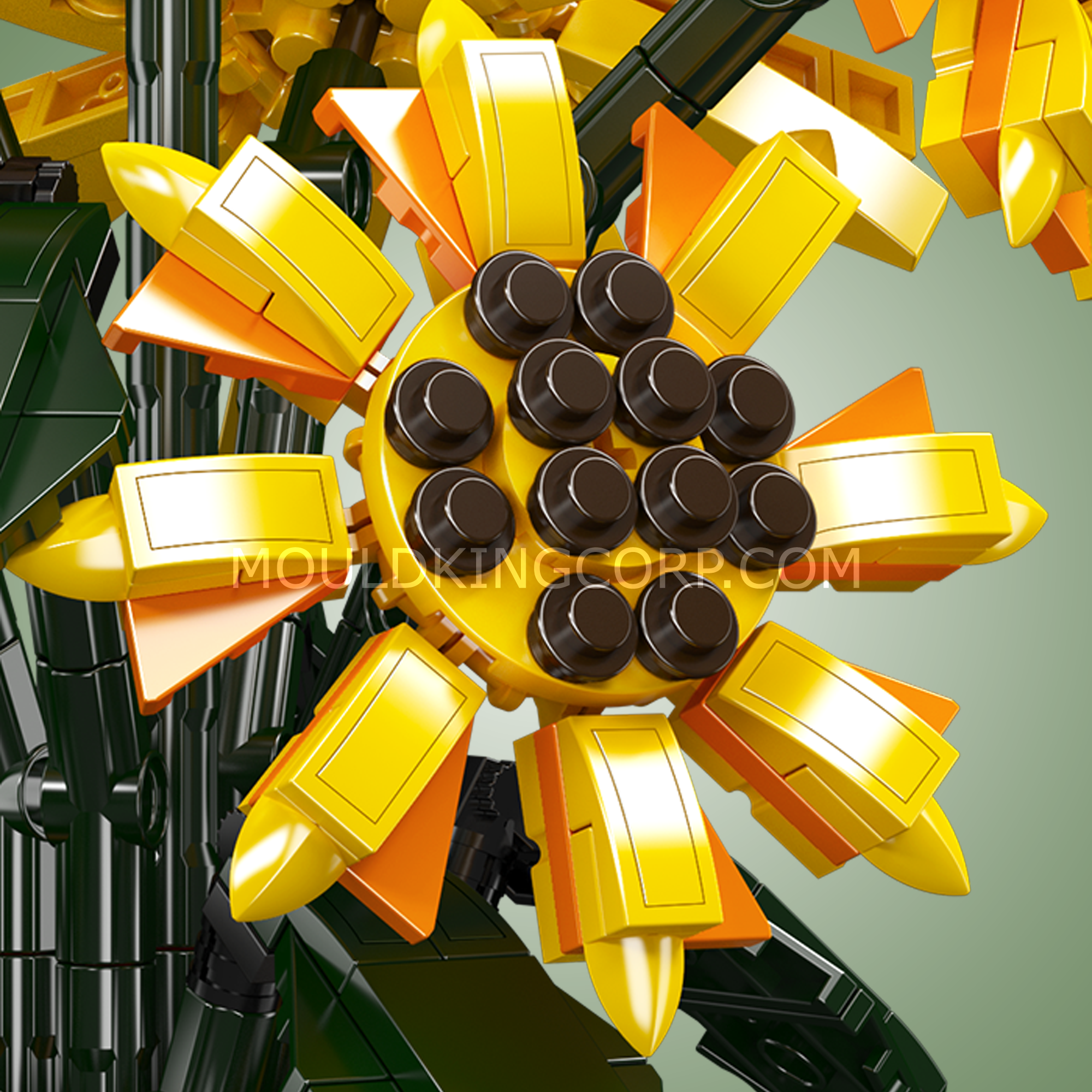 24111 Sunflower Potted Building Set | 854 Pcs - Image 3 of 6 | TheBrickTube
