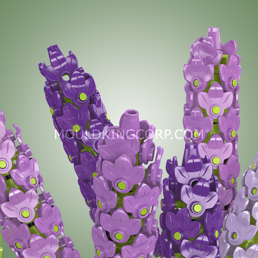 24112 Violet Bonsai Building Set | 744 Pcs - Image 2 of 6 | TheBrickTube