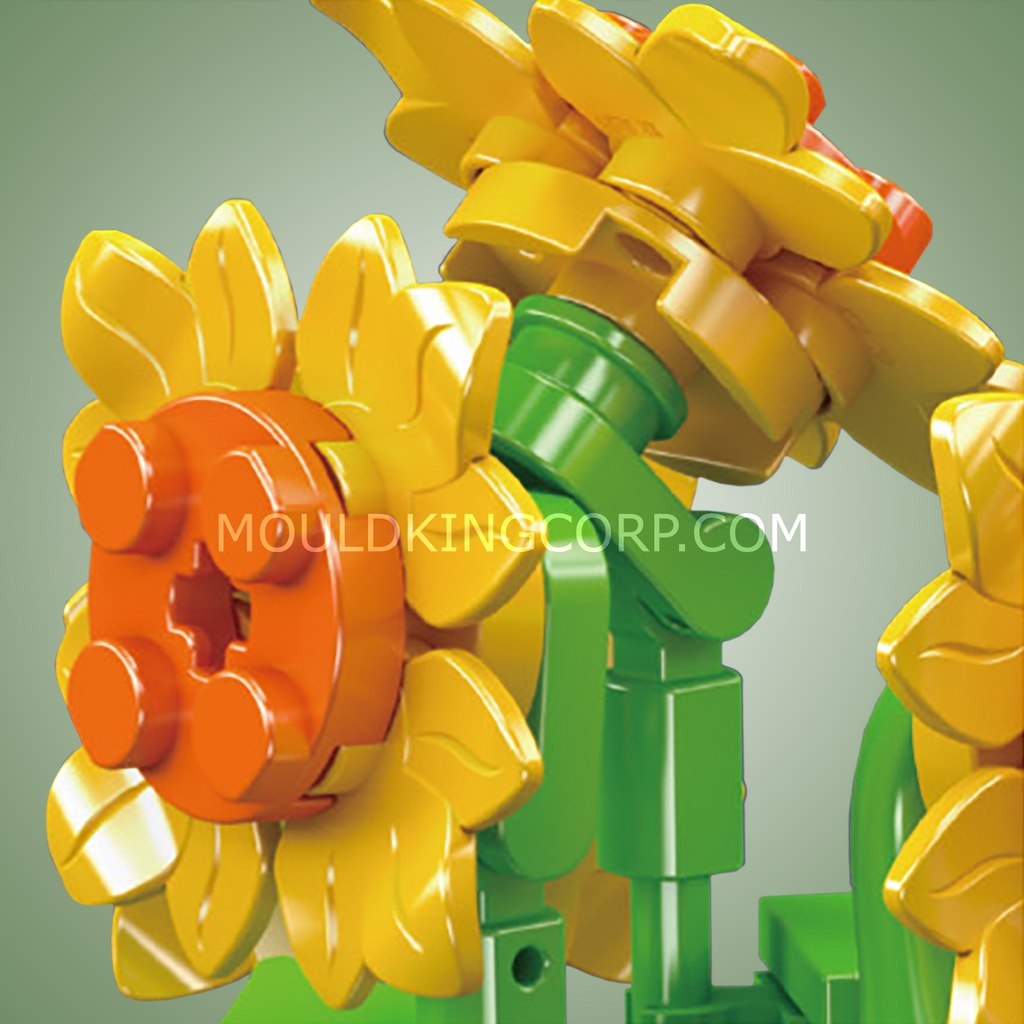 24113 Mini Potted Flower Builds Building Set | 201 Pcs - Image 2 of 5 | TheBrickTube