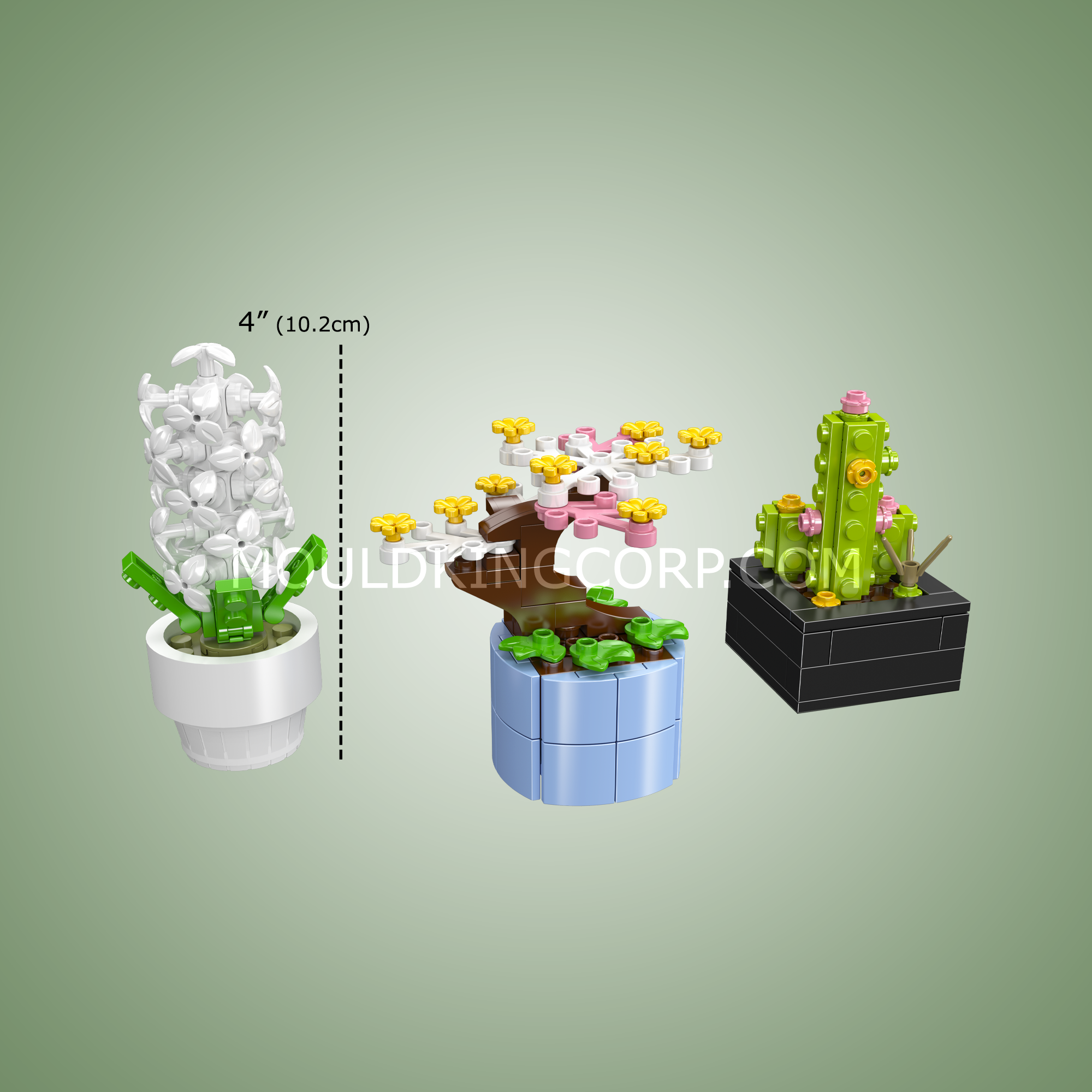 24114 Mini Potted Flower Building Set | 227 Pcs - Image 5 of 5 | TheBrickTube