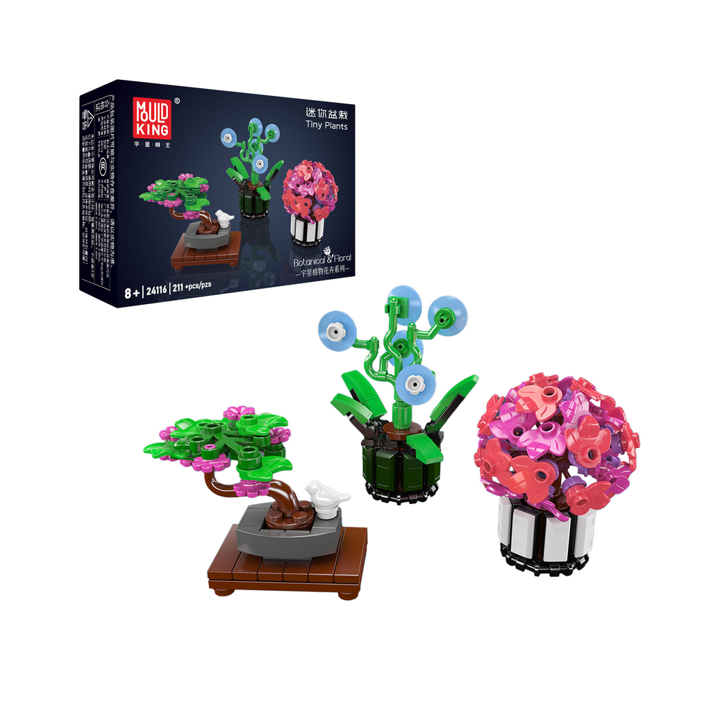 24116 Mini Potted Plants Building Set | 211 Pcs - Main Image | TheBrickTube