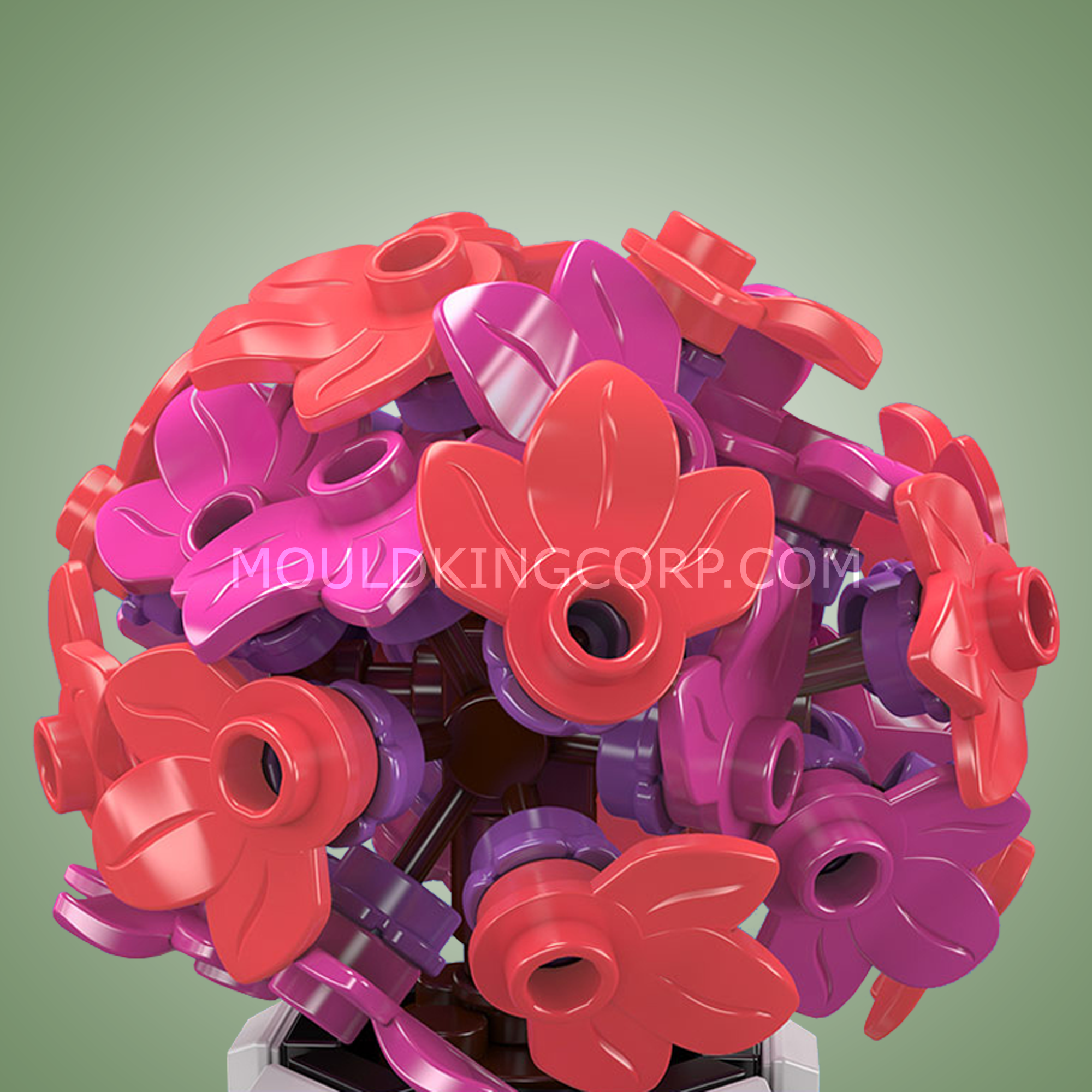 24116 Mini Potted Plants Building Set | 211 Pcs - Image 4 of 5 | TheBrickTube