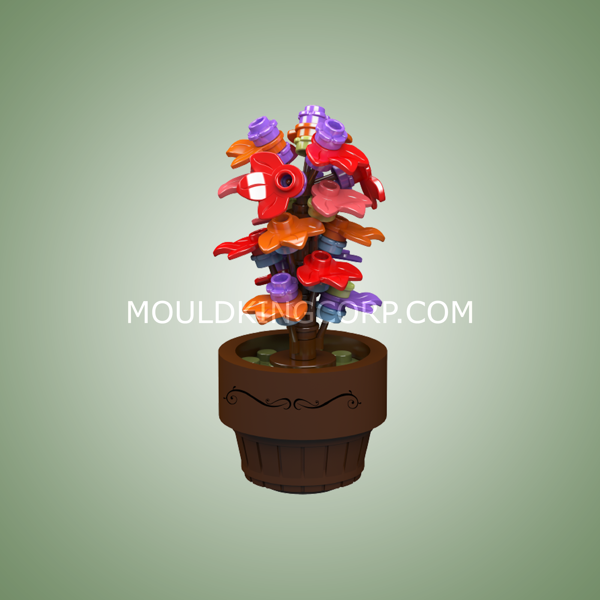 24117 Mini Potted Plants Building Set | 240 Pcs - Image 4 of 5 | TheBrickTube