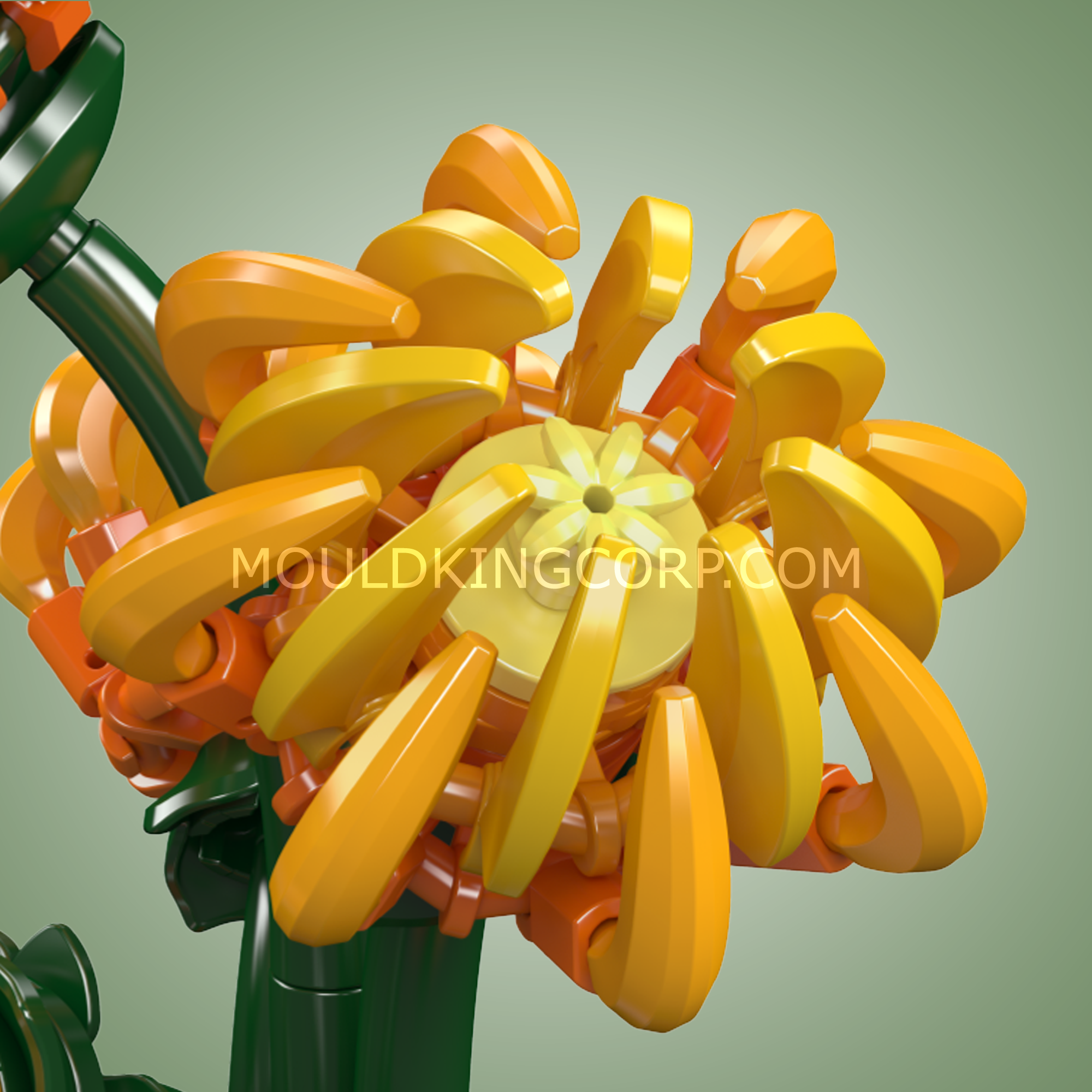 24118 Chrysanthemum Potted Plant Building Block Set | 417 Pcs - Image 2 of 5 | TheBrickTube