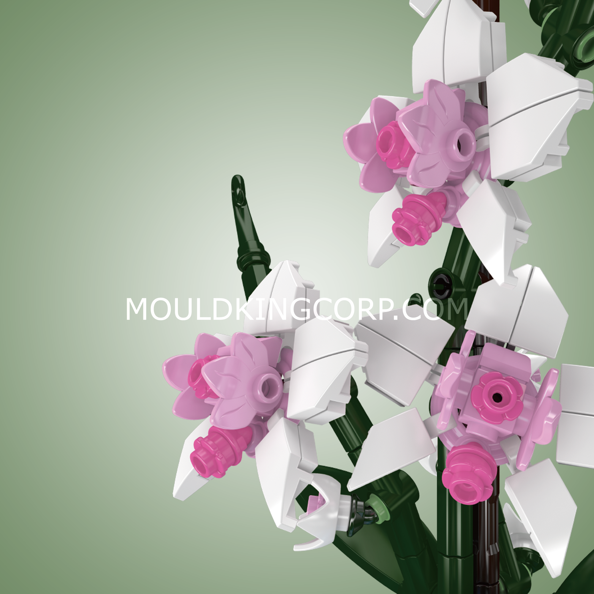 24119 Orchid Botanical Building Set | 386 Pcs - Image 2 of 6 | TheBrickTube