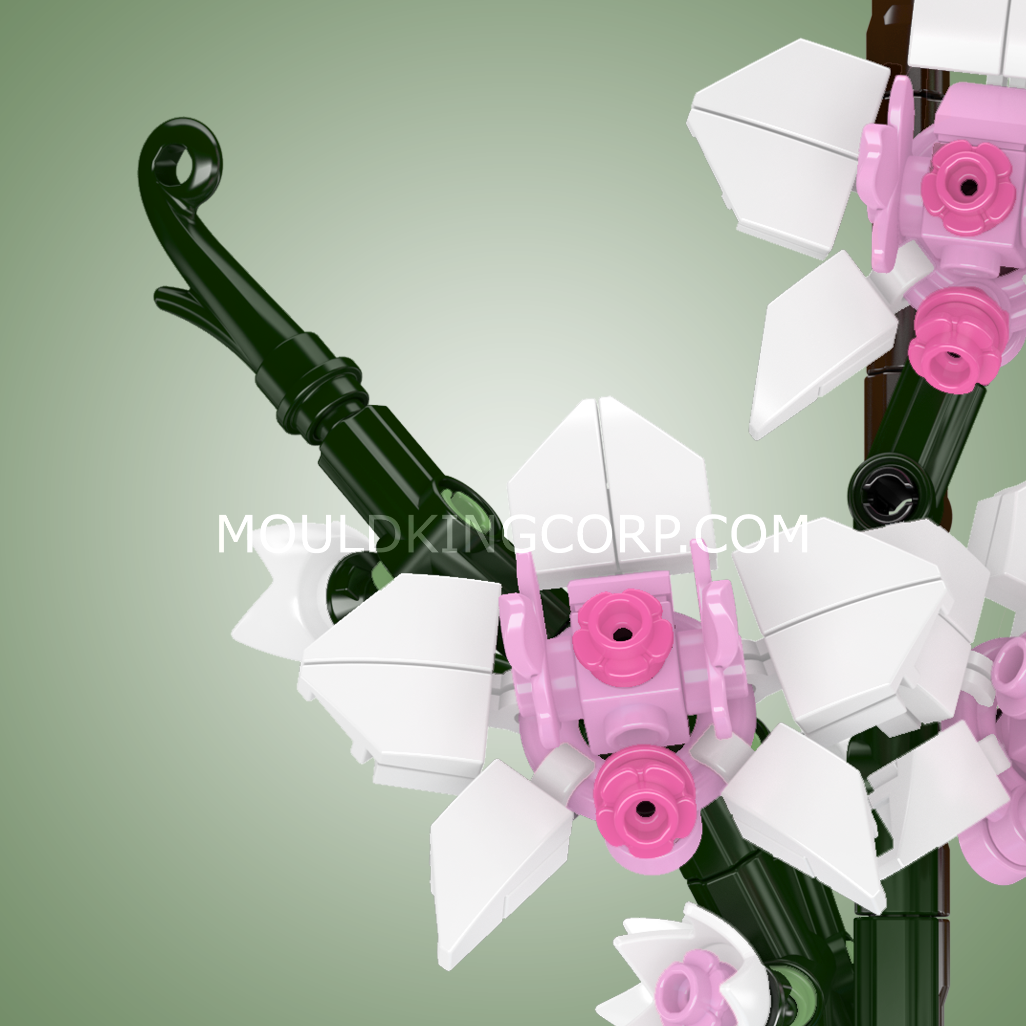 24119 Orchid Botanical Building Set | 386 Pcs - Image 4 of 6 | TheBrickTube