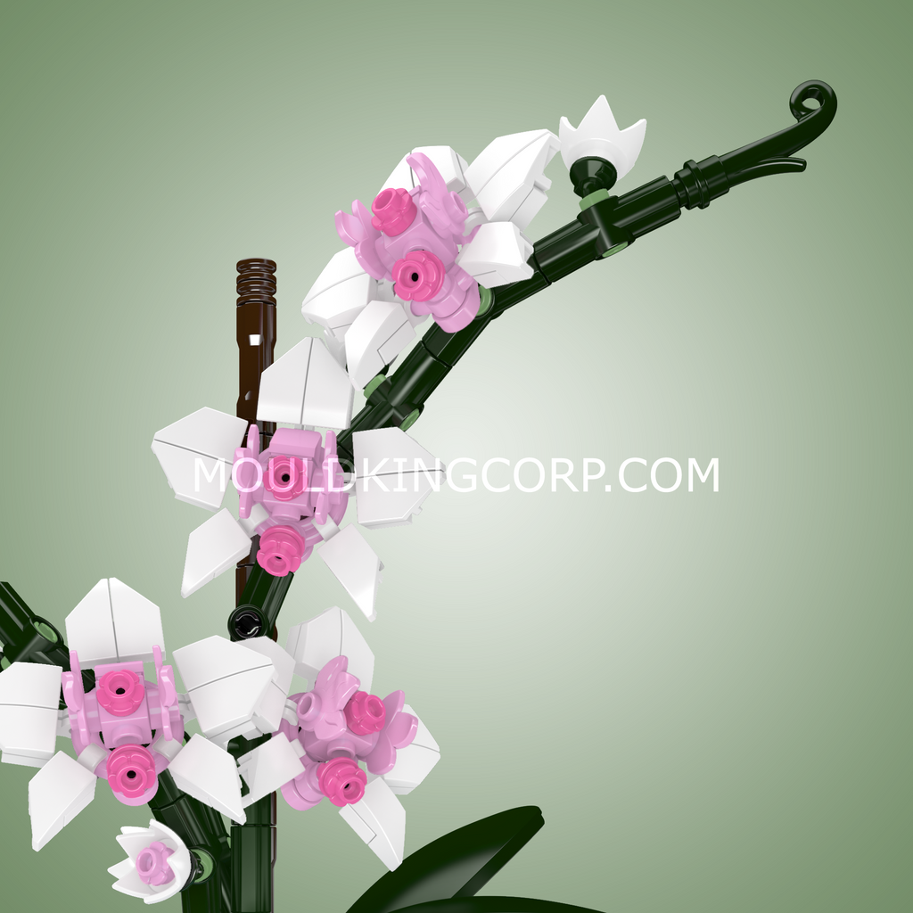 24119 Orchid Botanical Building Set | 386 Pcs - Image 5 of 6 | TheBrickTube