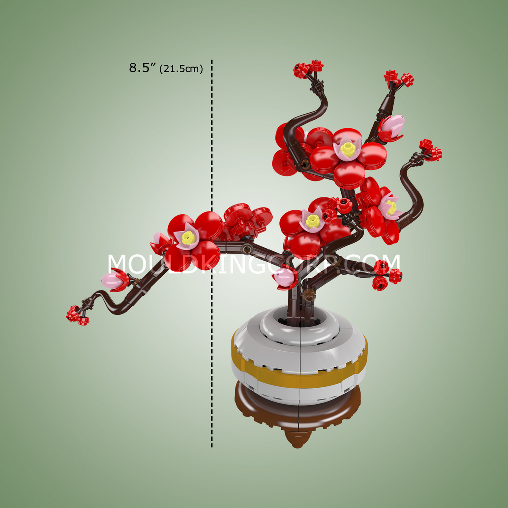 24120 Plum Blossom Botanical Building Set | 393 Pcs - Image 6 of 6 | TheBrickTube