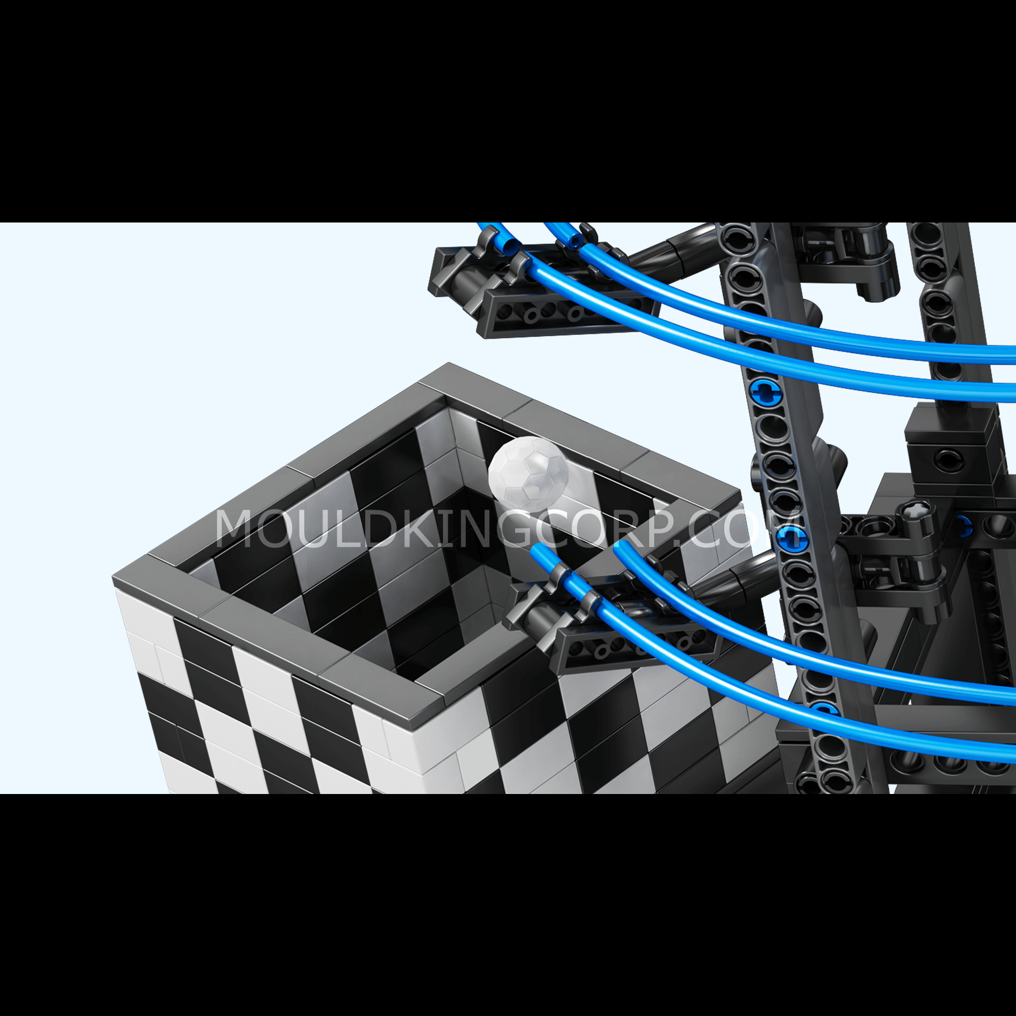 26002 Great Ball Contraption: Marble Run | 2,438 PCS | Mechanical Building Set - Image 2 of 7 | TheBrickTube