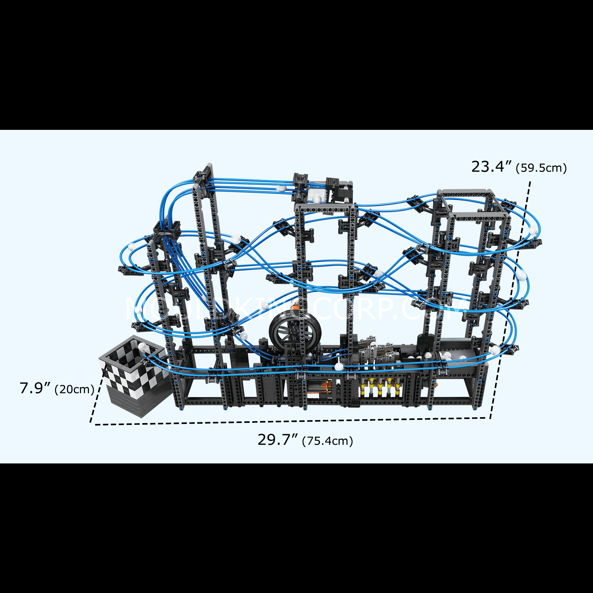 26002 Great Ball Contraption: Marble Run | 2,438 PCS | Mechanical Building Set - Image 6 of 7 | TheBrickTube