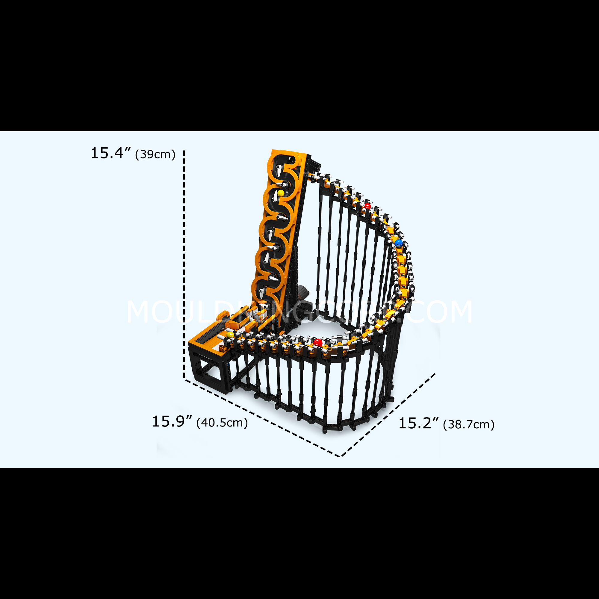 26008 GBC Harp Track Building Set | 1,547 Pcs - Image 6 of 6 | TheBrickTube