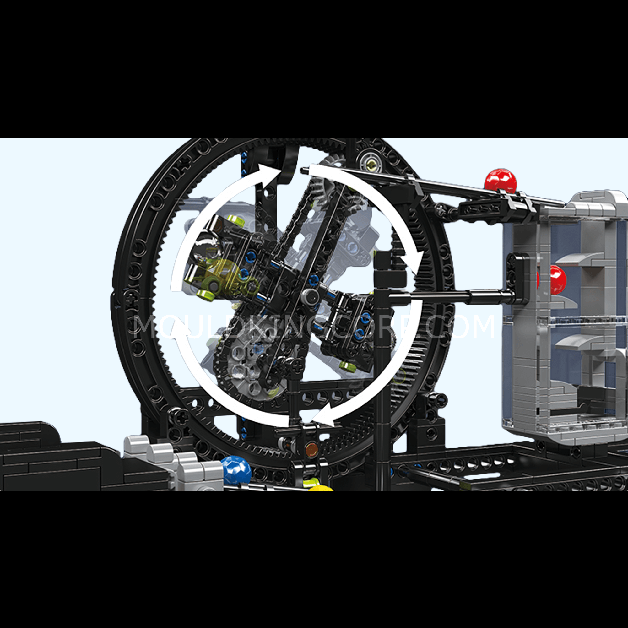 26015 GBC Planetray Lift Building Set | 1,009 Pcs - Image 4 of 6 | TheBrickTube