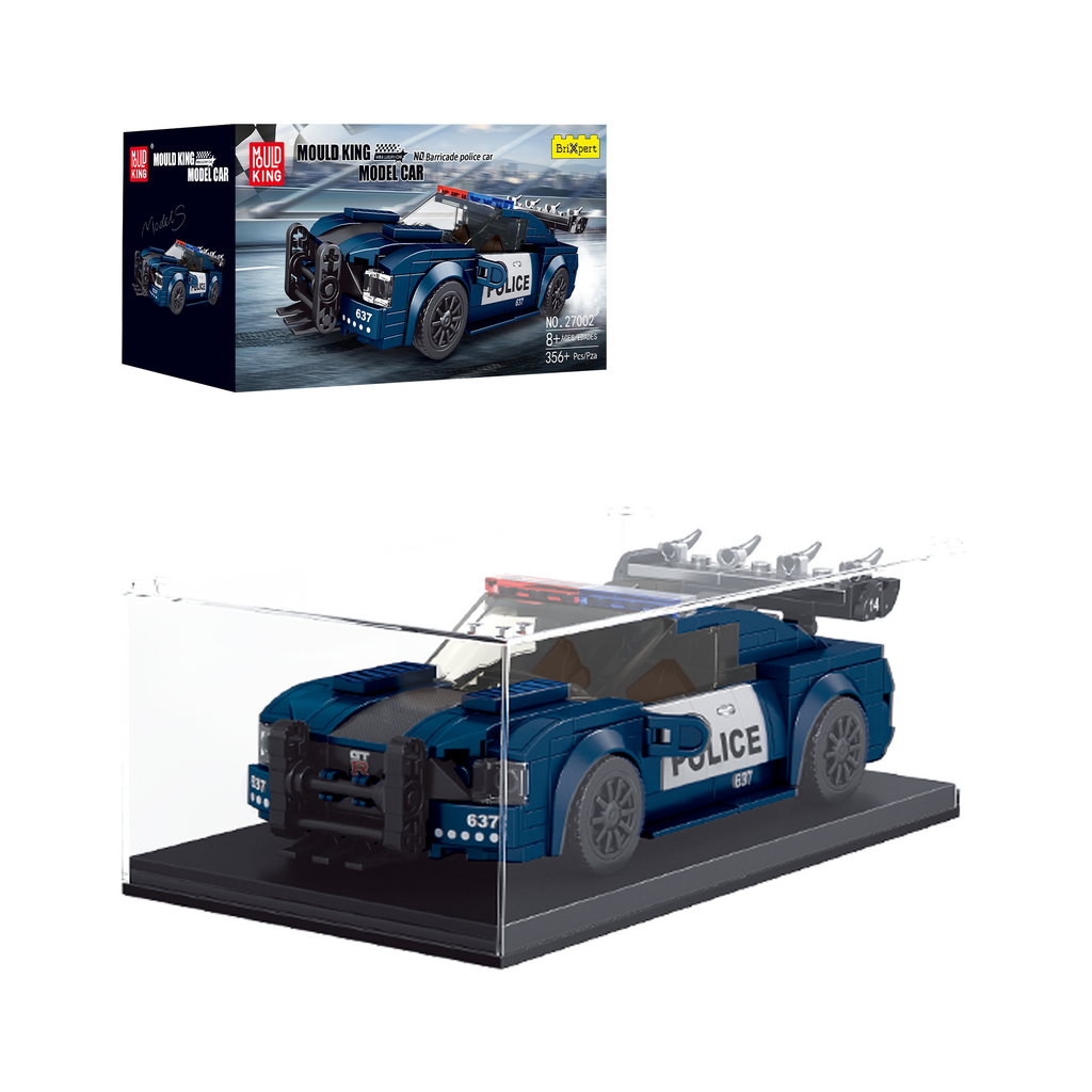 27002 The Barricade Police Mini Sports Car Building Set | 356 PCS - Main Image | TheBrickTube