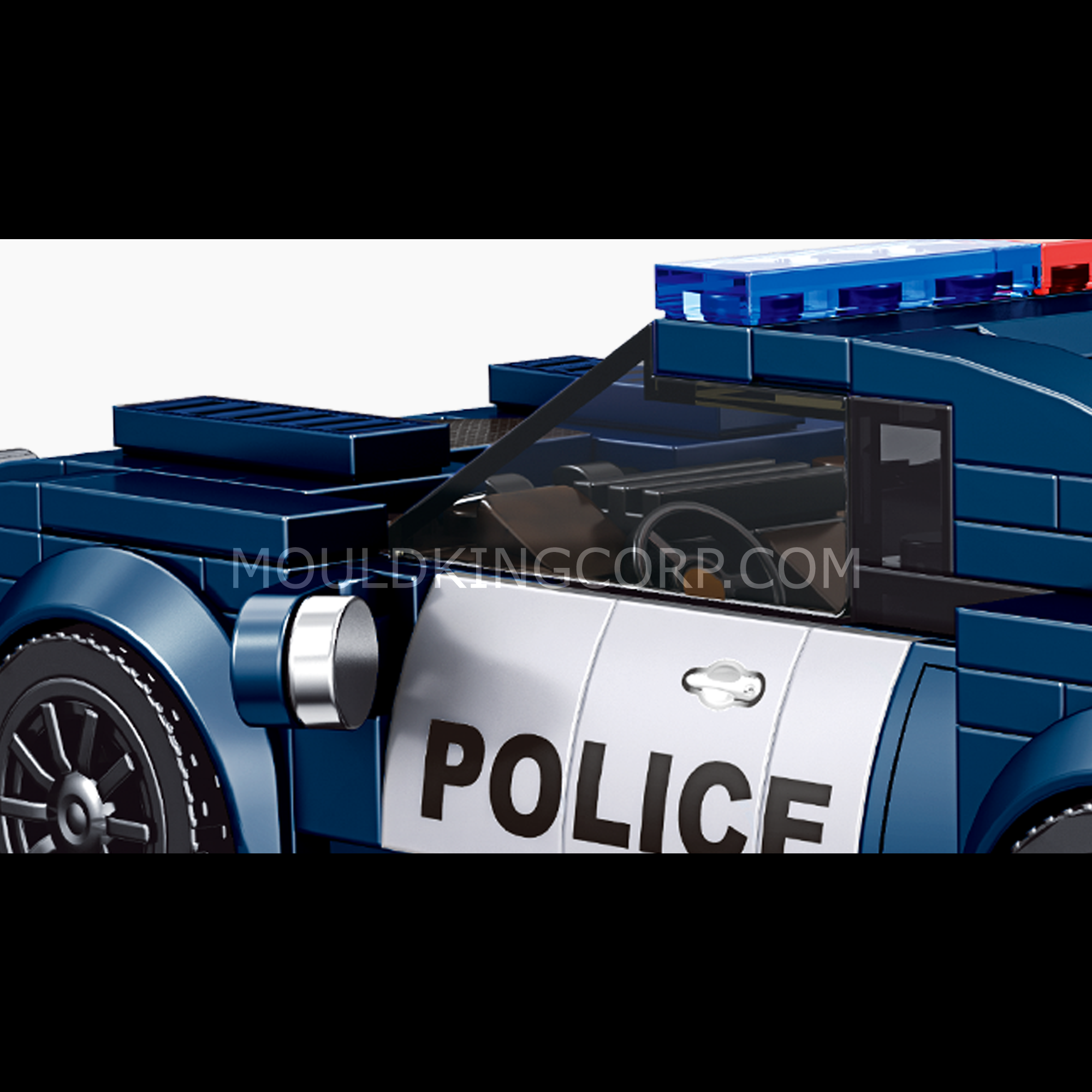 27002 The Barricade Police Mini Sports Car Building Set | 356 PCS - Image 2 of 6 | TheBrickTube
