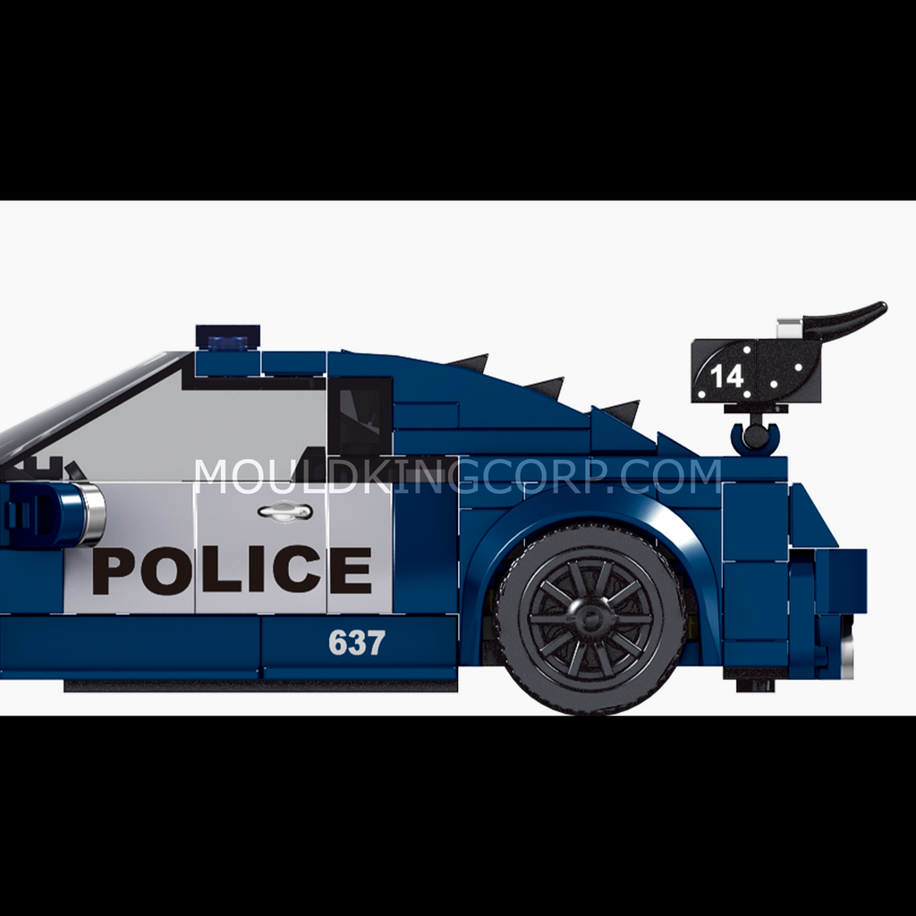27002 The Barricade Police Mini Sports Car Building Set | 356 PCS - Image 3 of 6 | TheBrickTube