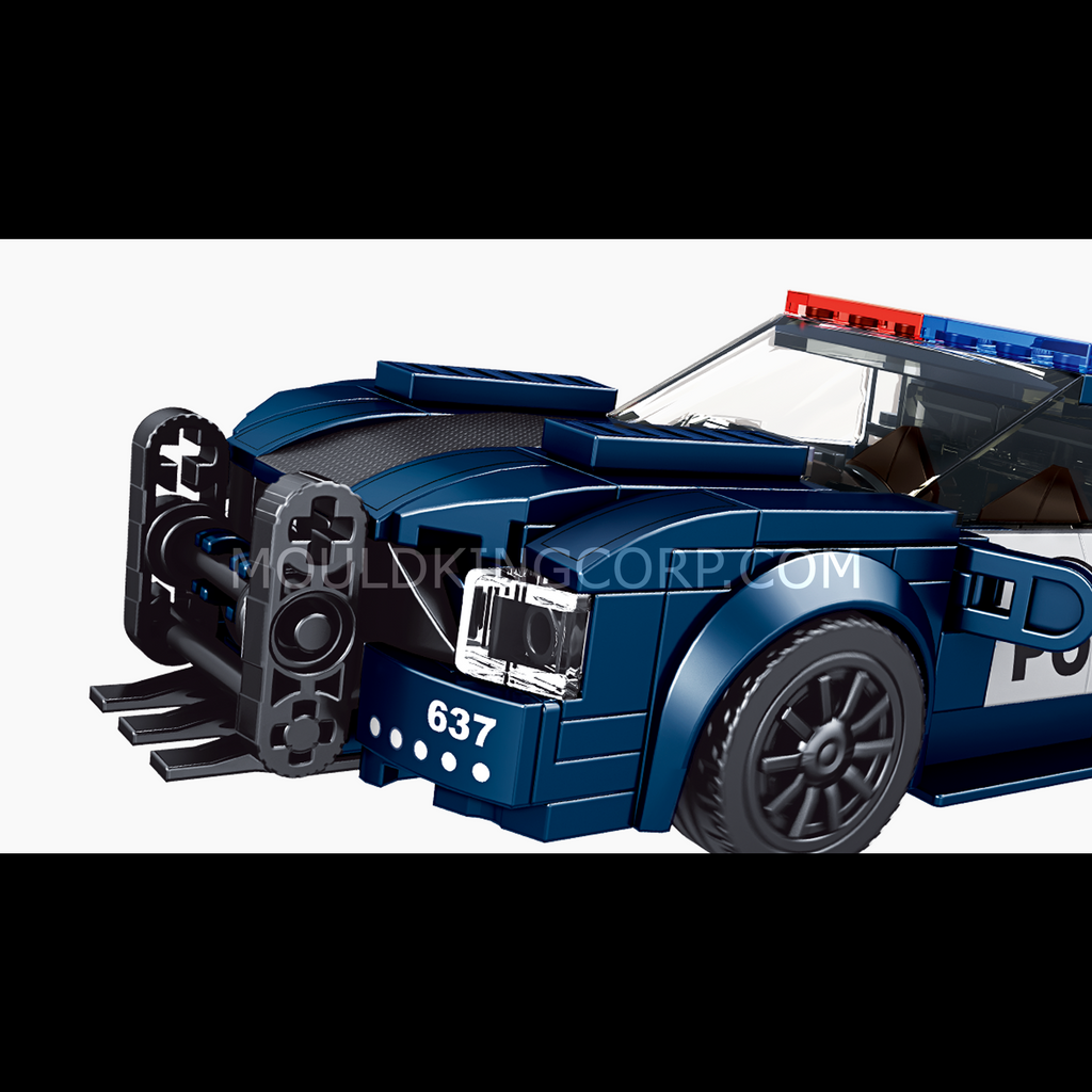 27002 The Barricade Police Mini Sports Car Building Set | 356 PCS - Image 4 of 6 | TheBrickTube