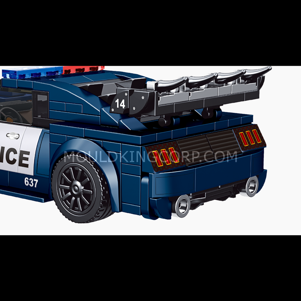 27002 The Barricade Police Mini Sports Car Building Set | 356 PCS - Image 5 of 6 | TheBrickTube