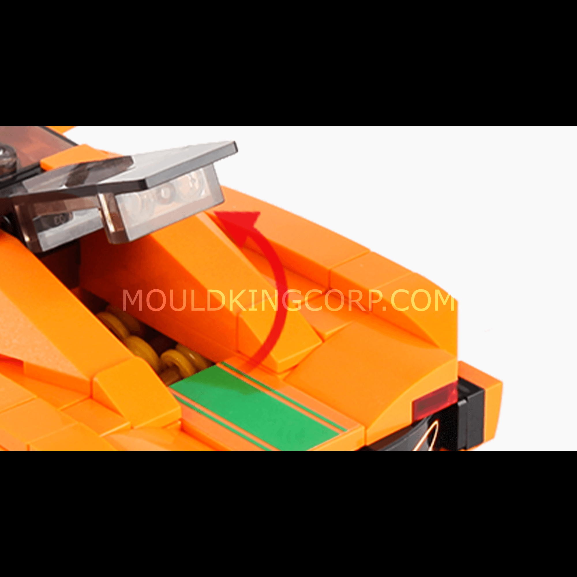 27004 The Mini P1 Sports Car Building Set | 306 PCS - Image 2 of 6 | TheBrickTube