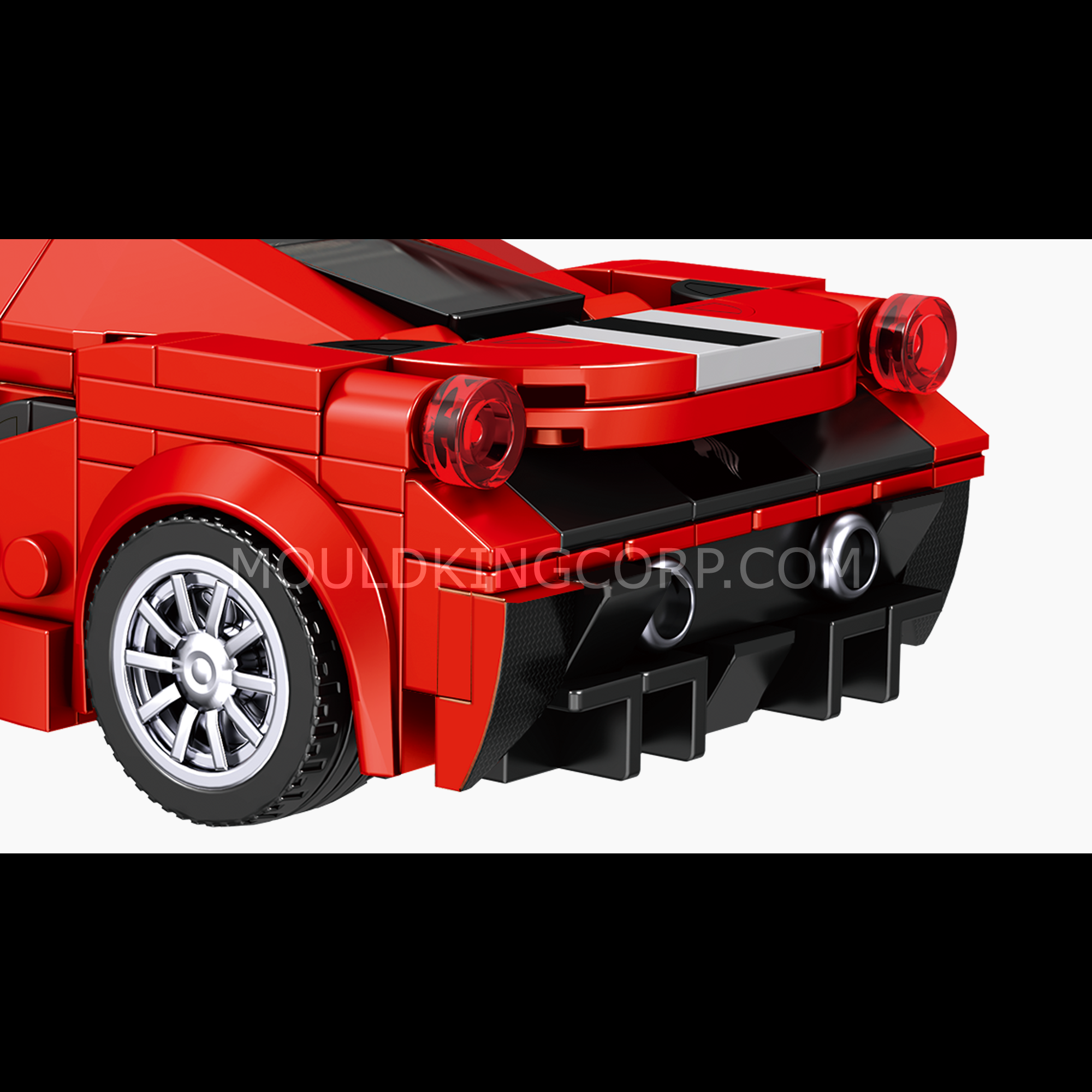 27006 The 488 GTB Mini Sports Car Building Set | 329 PCS - Image 5 of 6 | TheBrickTube