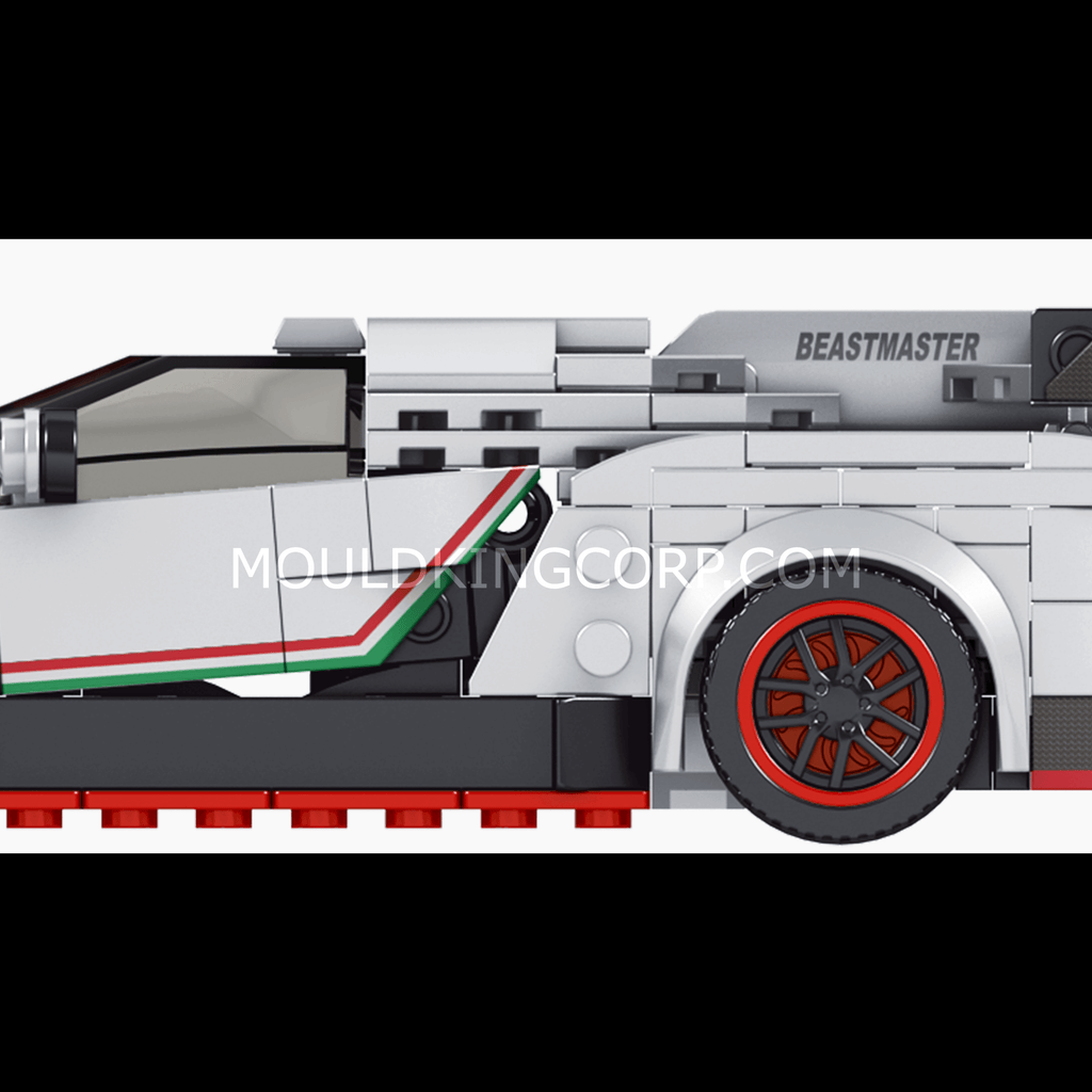 27007 The Veneno Mini Sports Car Building Set | 398 PCS - Image 4 of 6 | TheBrickTube