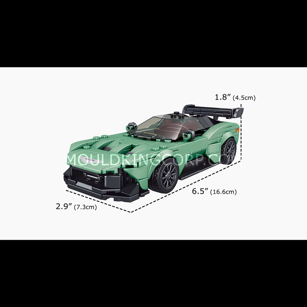 27009 Vulcan Supercar Model Building Set | 369 PCS - Image 6 of 6 | TheBrickTube