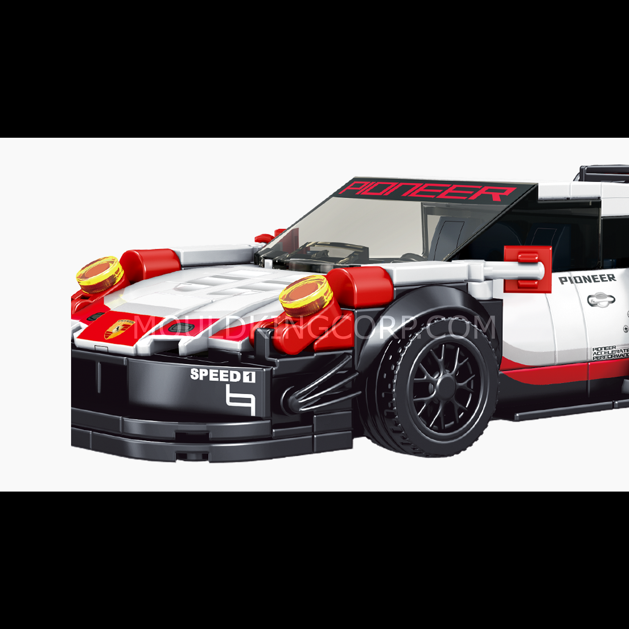 27010 Pr 911 Sports Car Model Building Set | 349 PCS - Image 4 of 6 | TheBrickTube