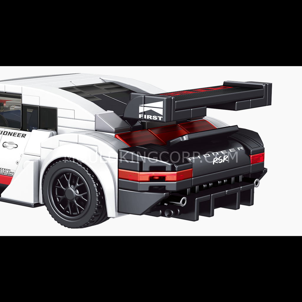 27010 Pr 911 Sports Car Model Building Set | 349 PCS - Image 5 of 6 | TheBrickTube