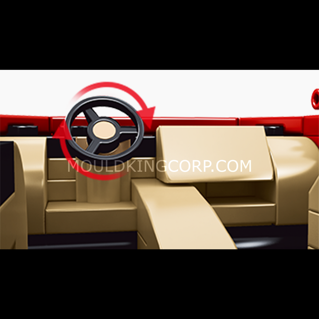 27012S Testarossa Supercar Building Kit | 350 Pcs | Building Blocks Set - Image 2 of 6 | TheBrickTube