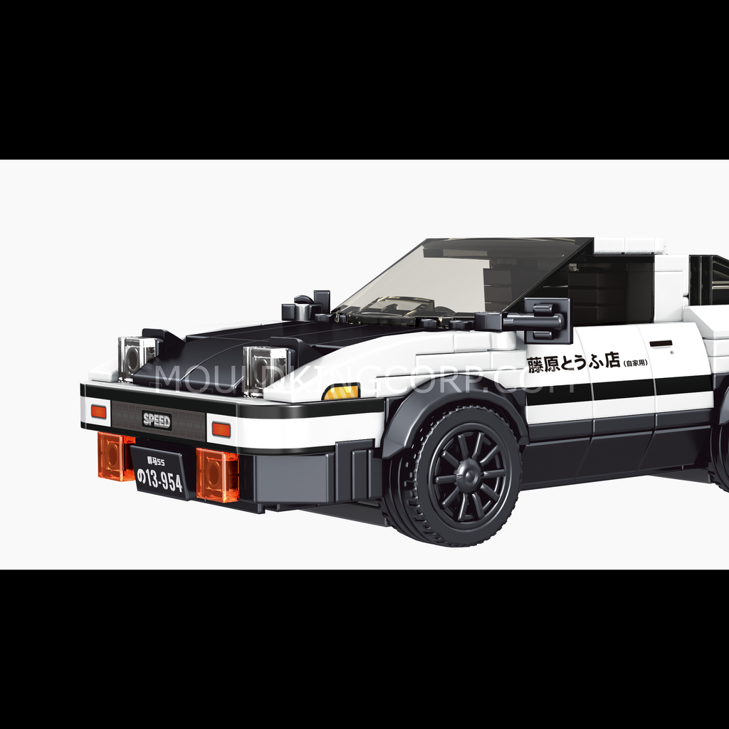 27013S The AE86 Mini Sports Car Building Set | 427 Pcs - Image 4 of 6 | TheBrickTube