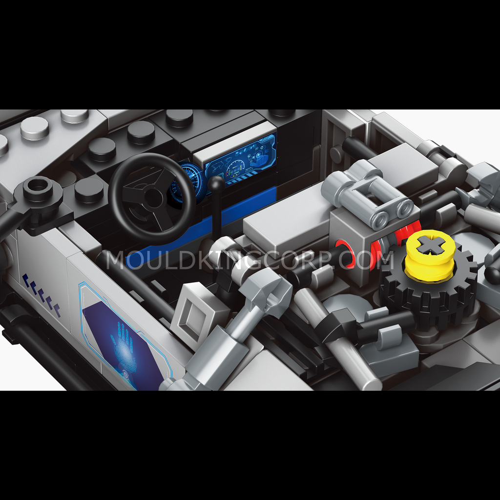 27019 DeLorean Time Machine Model Car to Build | 392 PCS | Building Blocks Set - Image 2 of 6 | TheBrickTube