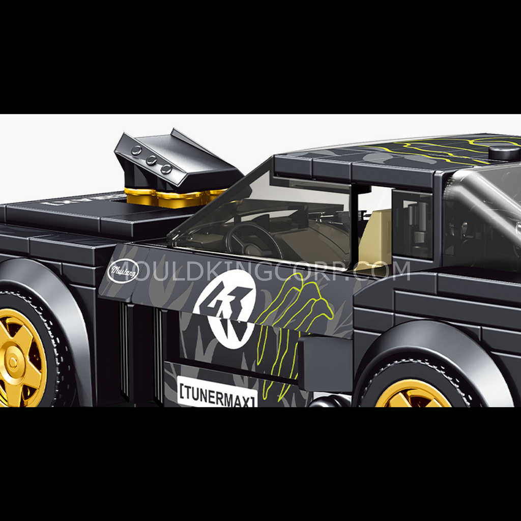 27024S No. 1965 Mustang Car Model Building Set | 414 Pcs - Image 3 of 6 | TheBrickTube