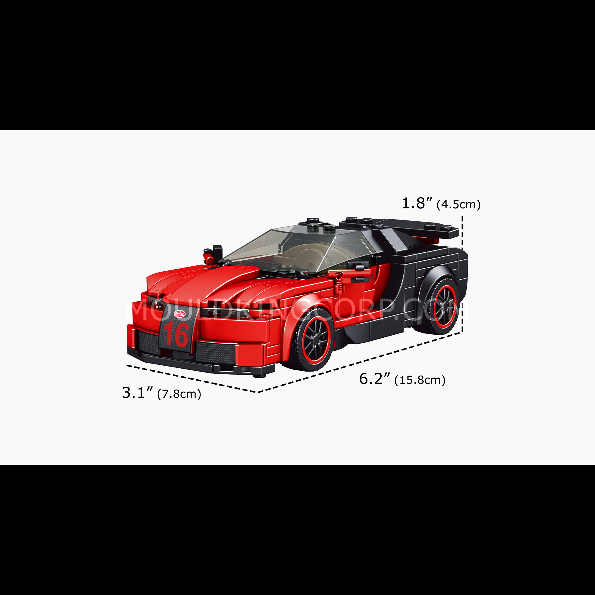 27027 NO. Veyron Car Model Building Toy Set | 370 PCS | Building Blocks Set - Image 6 of 6 | TheBrickTube