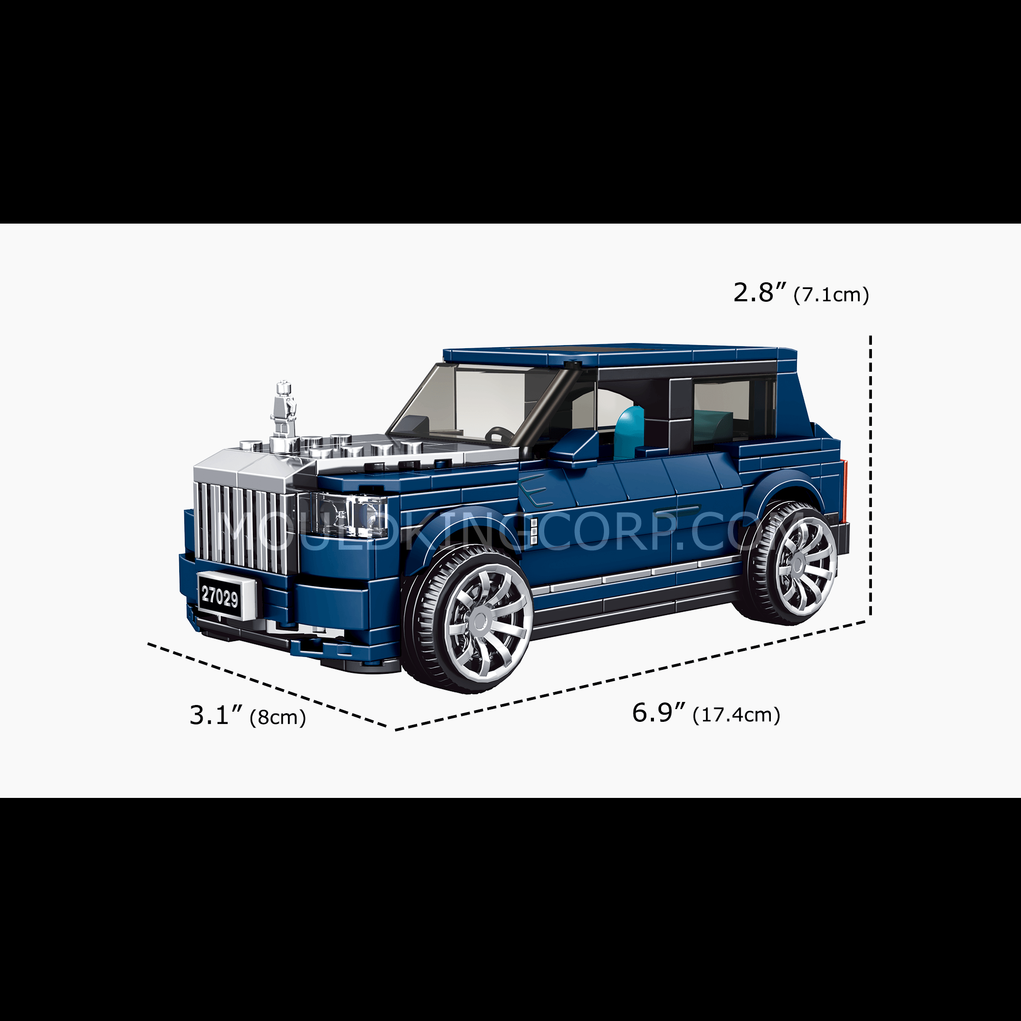 27029 RR. Kulliman Car Model Building Kit | 374 PCS | Building Blocks Set - Image 6 of 6 | TheBrickTube