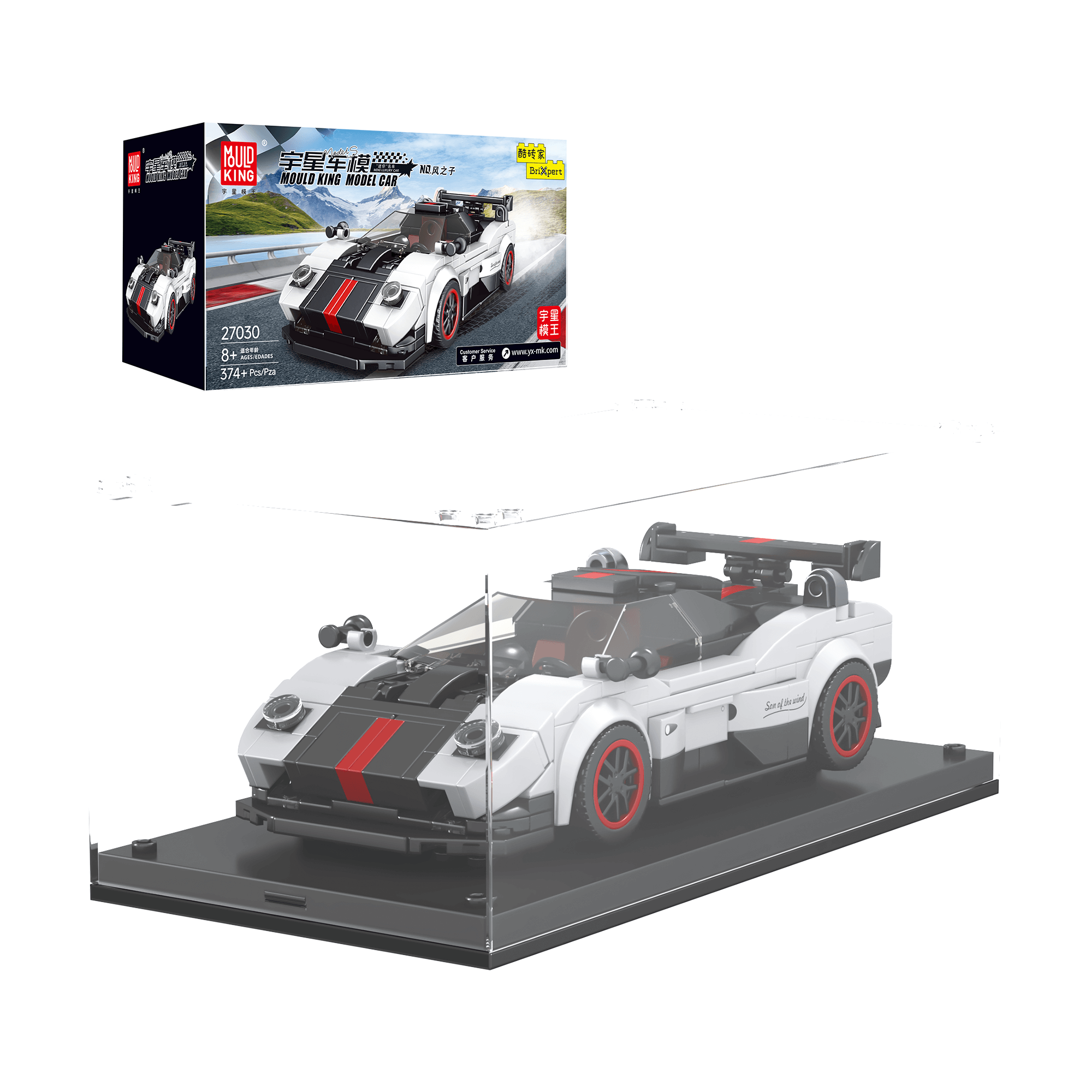 27030 Zoda Sports Car Model Building Kit | 374 PCS | Building Blocks Set - Main Image | TheBrickTube