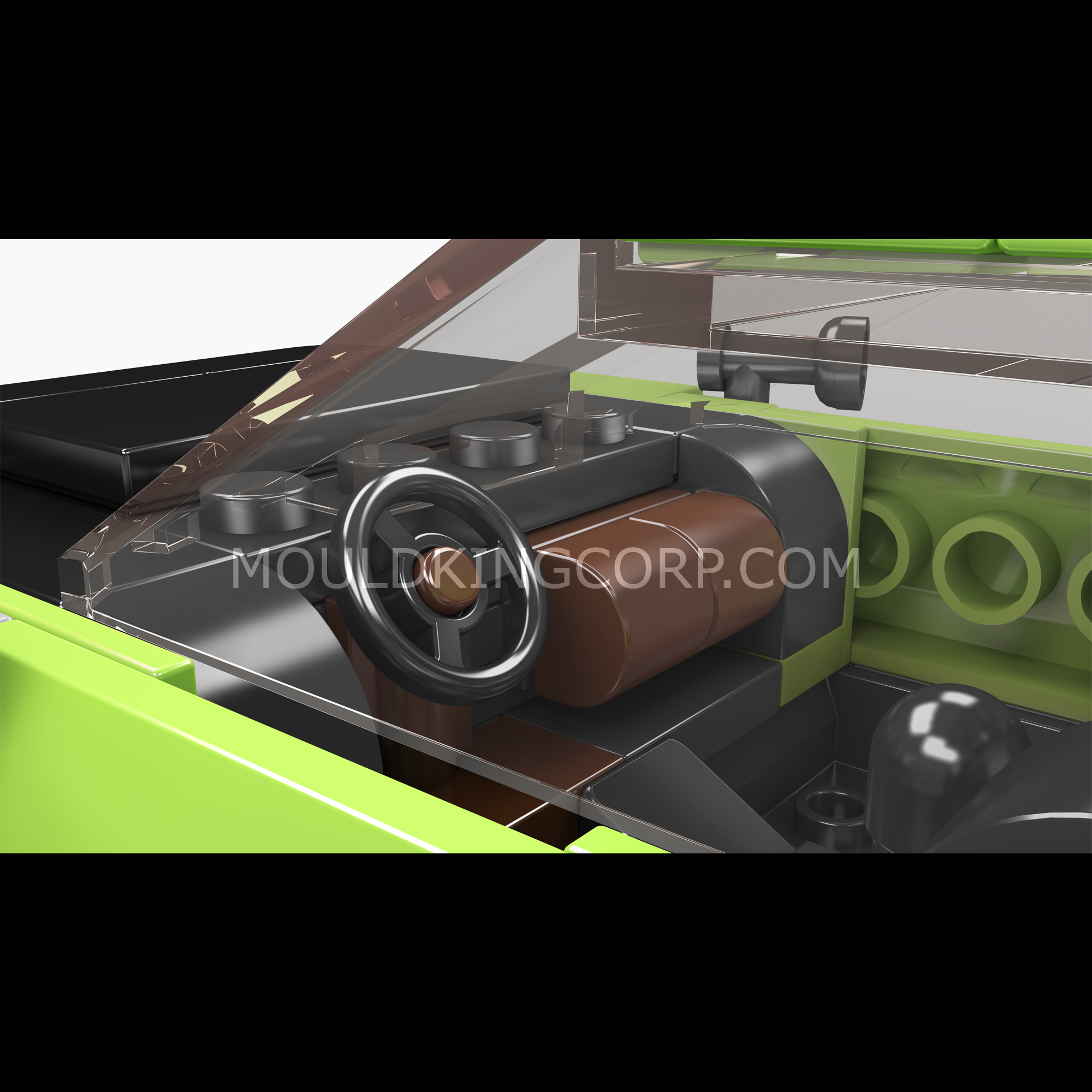27033S Eclipse GS Green Model Car Building Set | 390 PCS - Image 3 of 7 | TheBrickTube