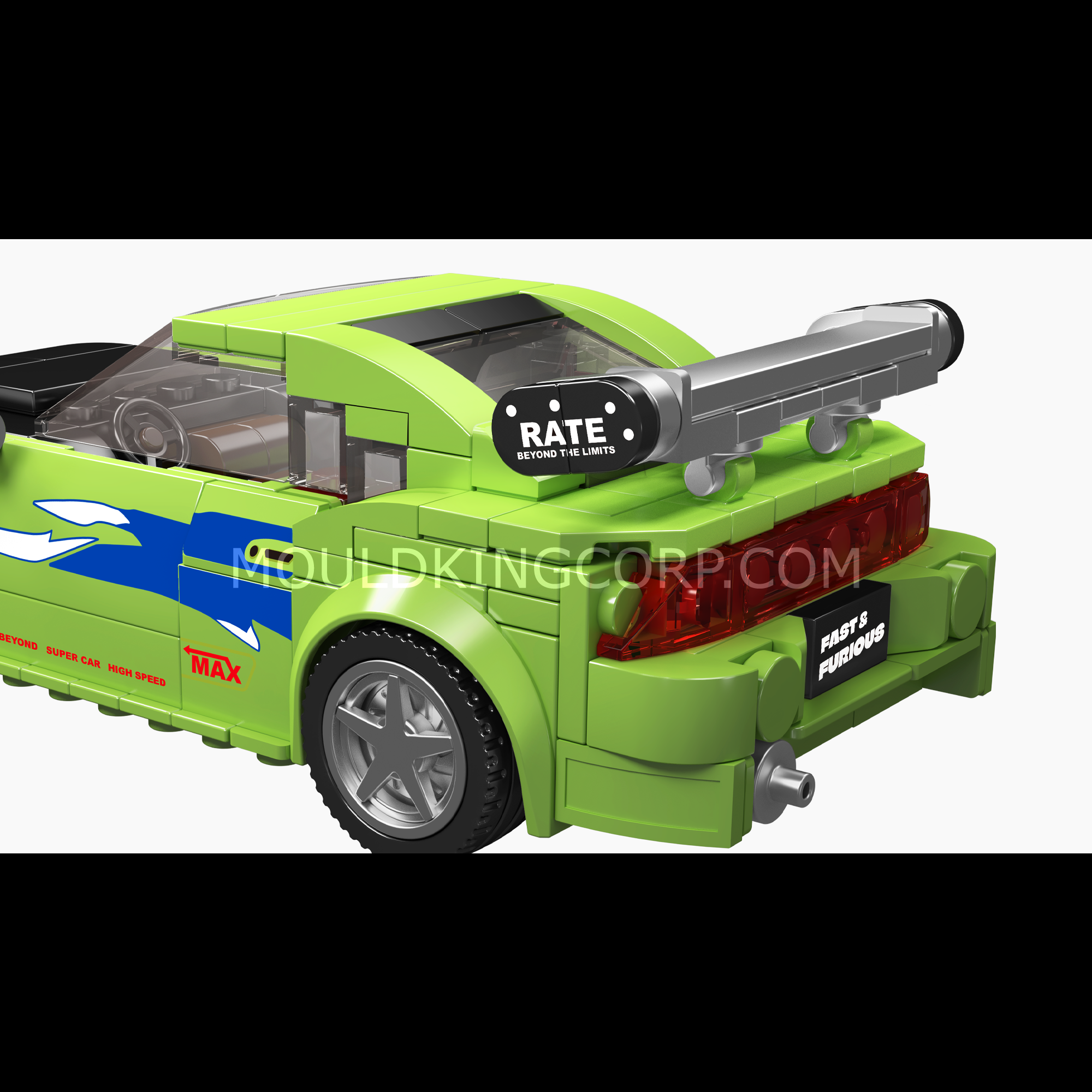 27033S Eclipse GS Green Model Car Building Set | 390 PCS - Image 6 of 7 | TheBrickTube
