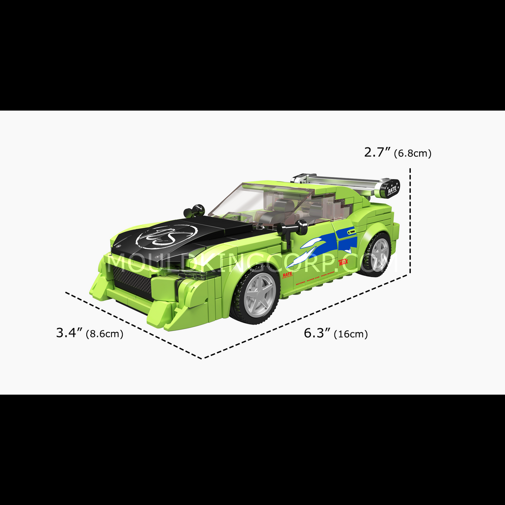 27033S Eclipse GS Green Model Car Building Set | 390 PCS - Image 7 of 7 | TheBrickTube