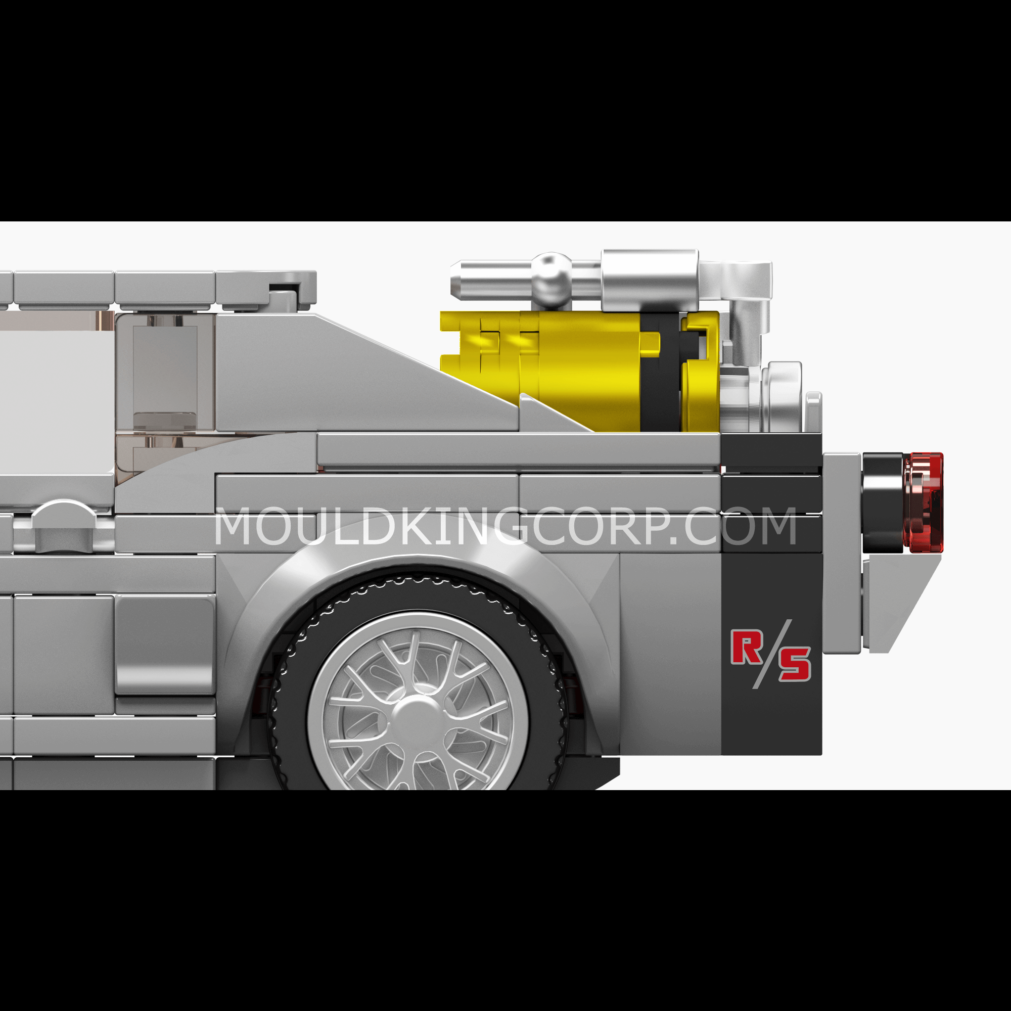 27035 Charger Muscle Car Model Building Set | 355 PCS - Image 3 of 6 | TheBrickTube