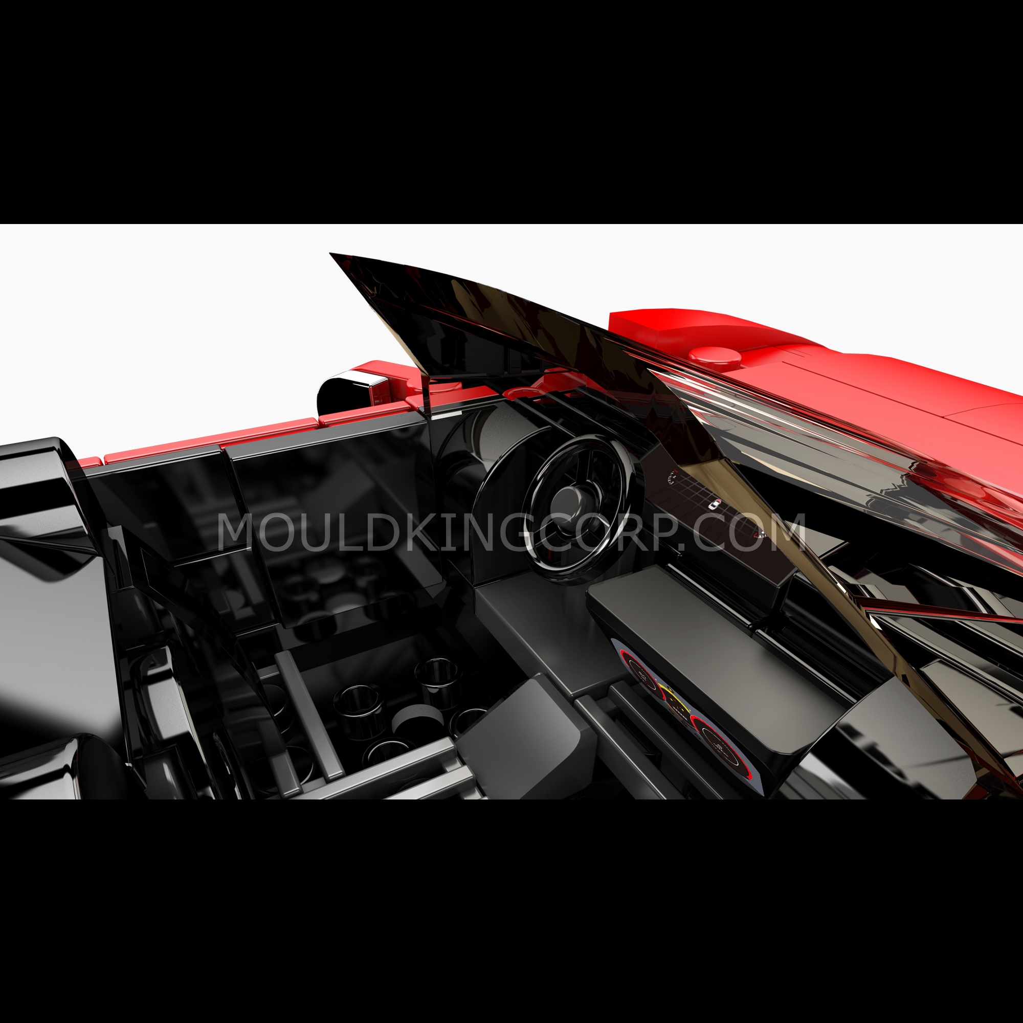 27041 F8 Supercar Model Building Set | 332 PCS - Image 2 of 6 | TheBrickTube