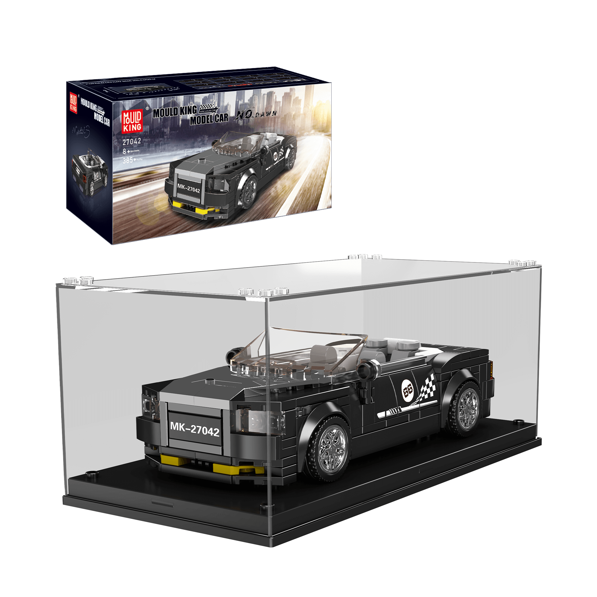 27042 R.R. DAWN Car Model Building Set | 385 PCS - Main Image | TheBrickTube