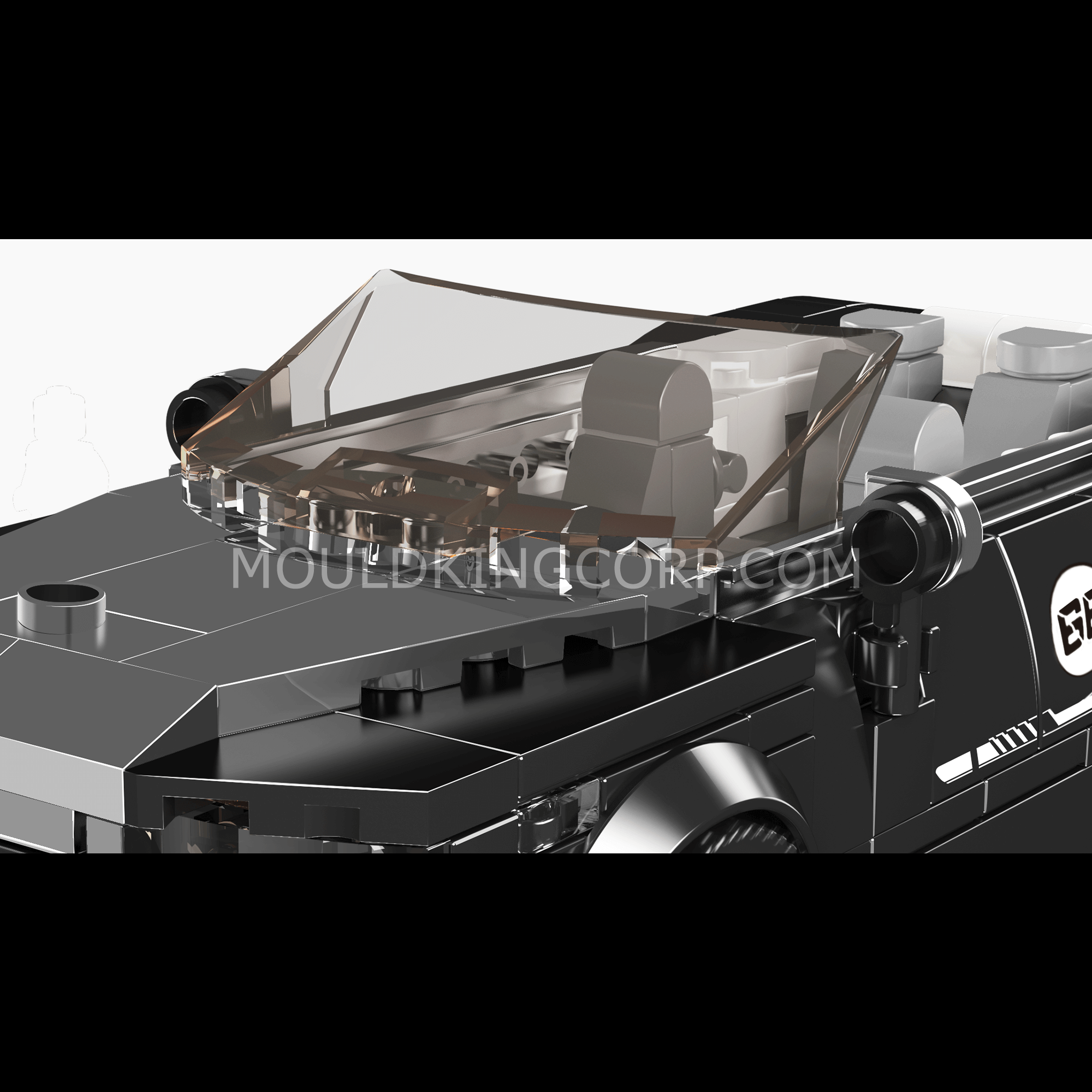 27042 R.R. DAWN Car Model Building Set | 385 PCS - Image 4 of 6 | TheBrickTube