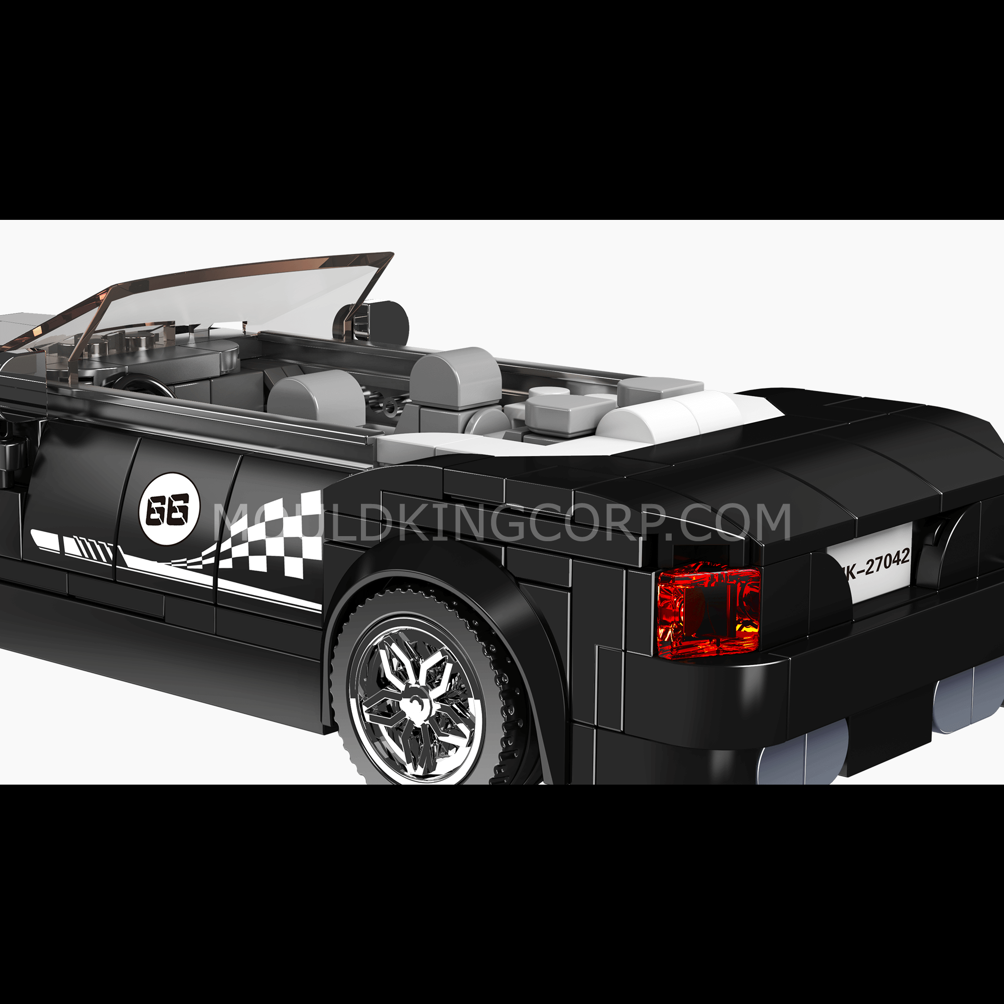 27042 R.R. DAWN Car Model Building Set | 385 PCS - Image 5 of 6 | TheBrickTube