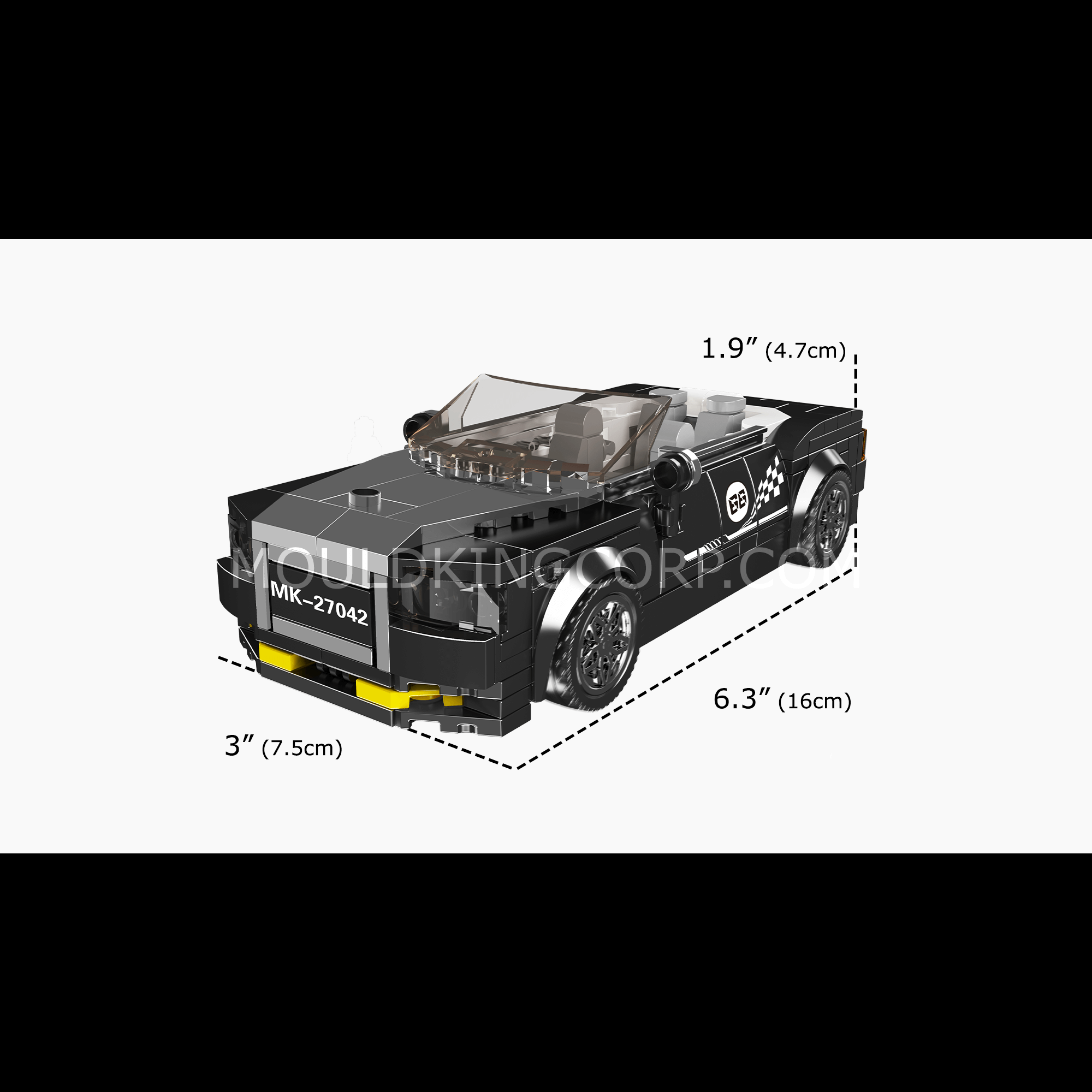27042 R.R. DAWN Car Model Building Set | 385 PCS - Image 6 of 6 | TheBrickTube