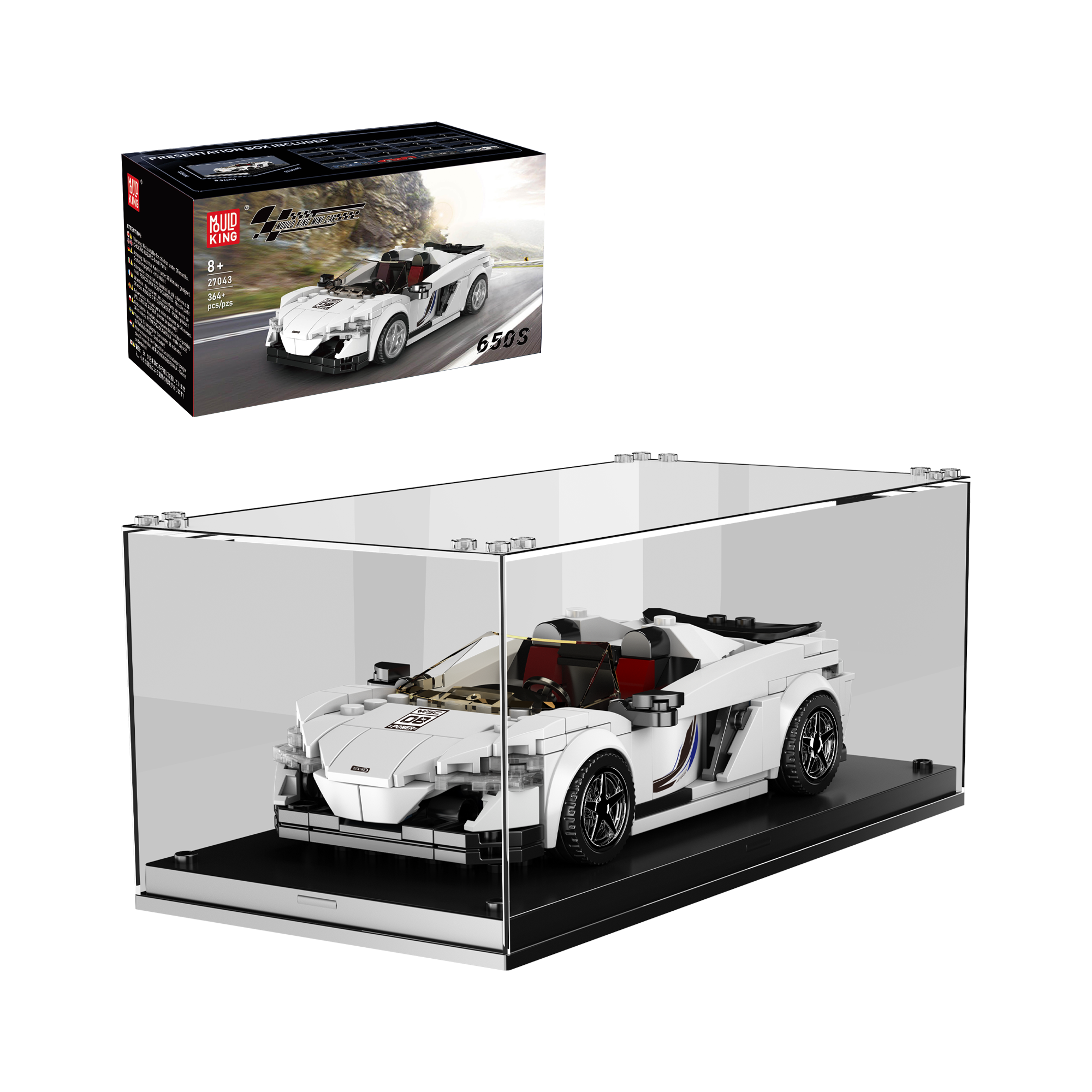 27043 650S Spider Super Car Model Building Set | 352 PCS - Main Image | TheBrickTube